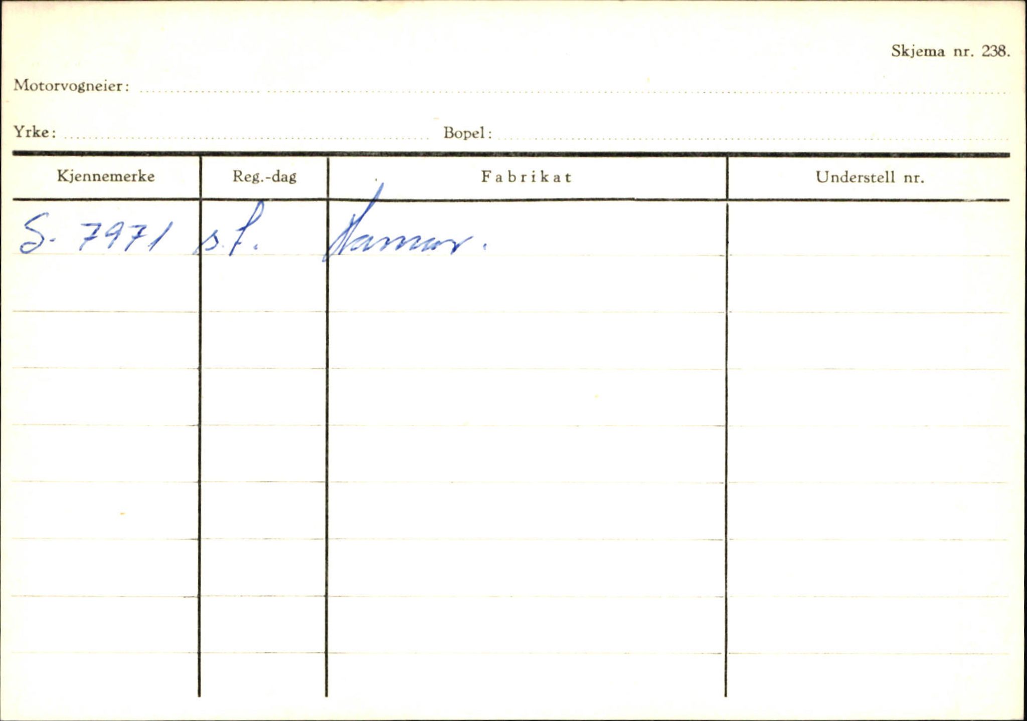 Statens vegvesen, Sogn og Fjordane vegkontor, AV/SAB-A-5301/4/F/L0130: Eigarregister Eid T-Å. Høyanger A-O, 1945-1975, s. 306