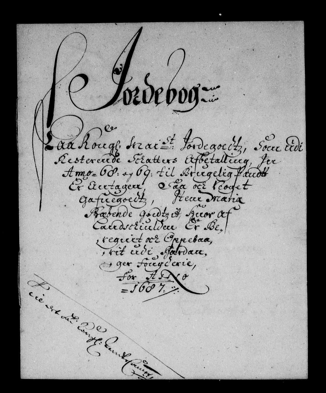 Rentekammeret inntil 1814, Reviderte regnskaper, Stiftamtstueregnskaper, Bergen stiftamt, AV/RA-EA-6043/R/Rc/L0085: Bergen stiftamt, 1685-1687