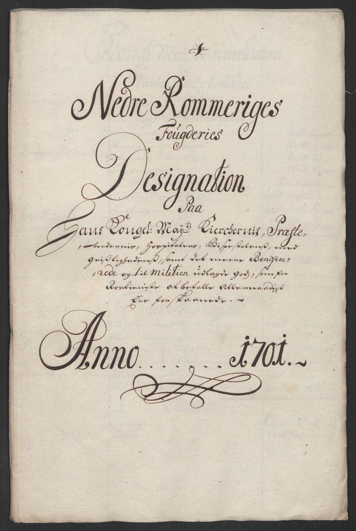 Rentekammeret inntil 1814, Reviderte regnskaper, Fogderegnskap, AV/RA-EA-4092/R11/L0584: Fogderegnskap Nedre Romerike, 1701, s. 198