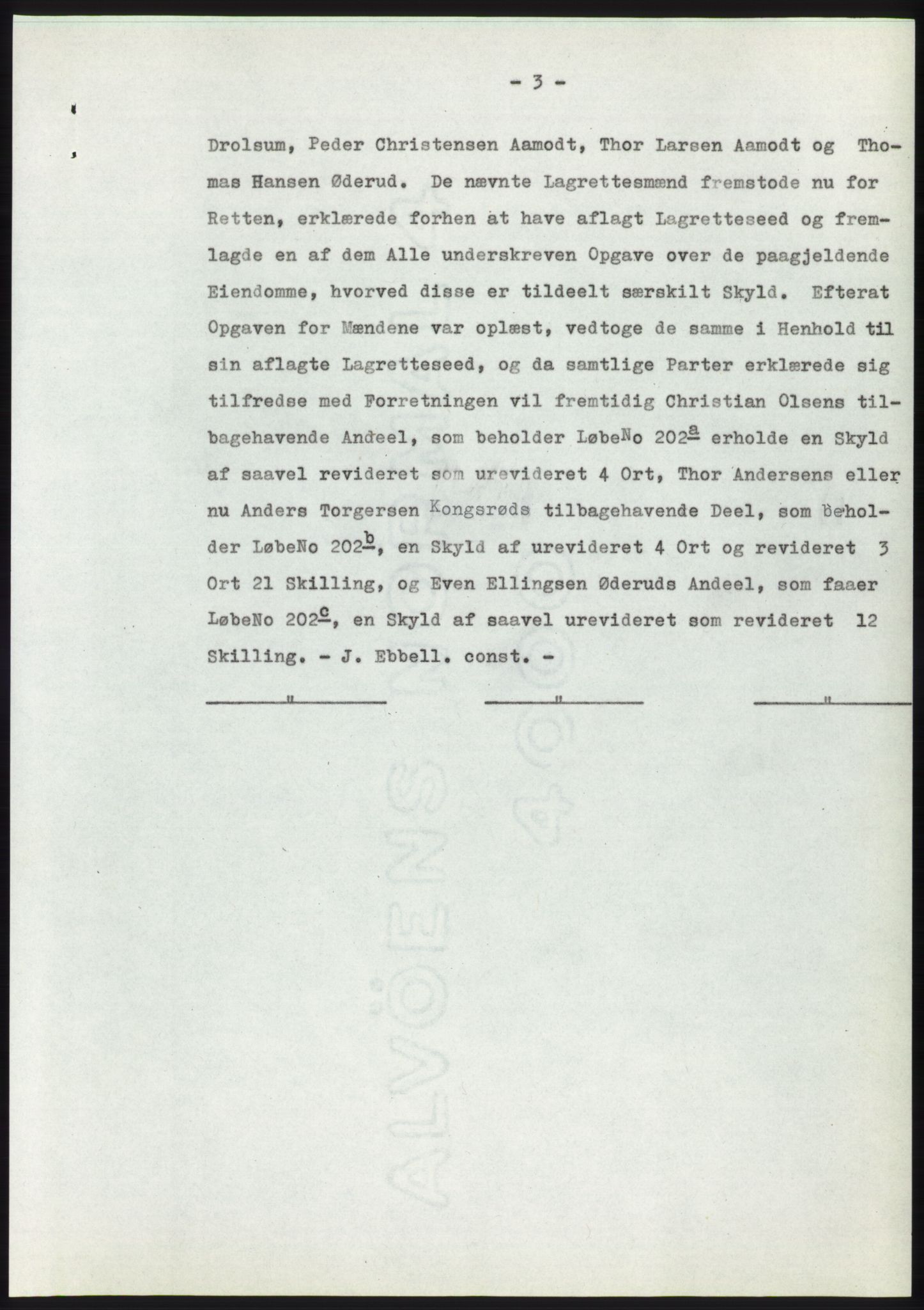 Statsarkivet i Kongsberg, AV/SAKO-A-0001/E/Ee/L0008: Avskrifter, SAO jnr. 1203/1956 - 344/1957, 1956-1957, s. 402