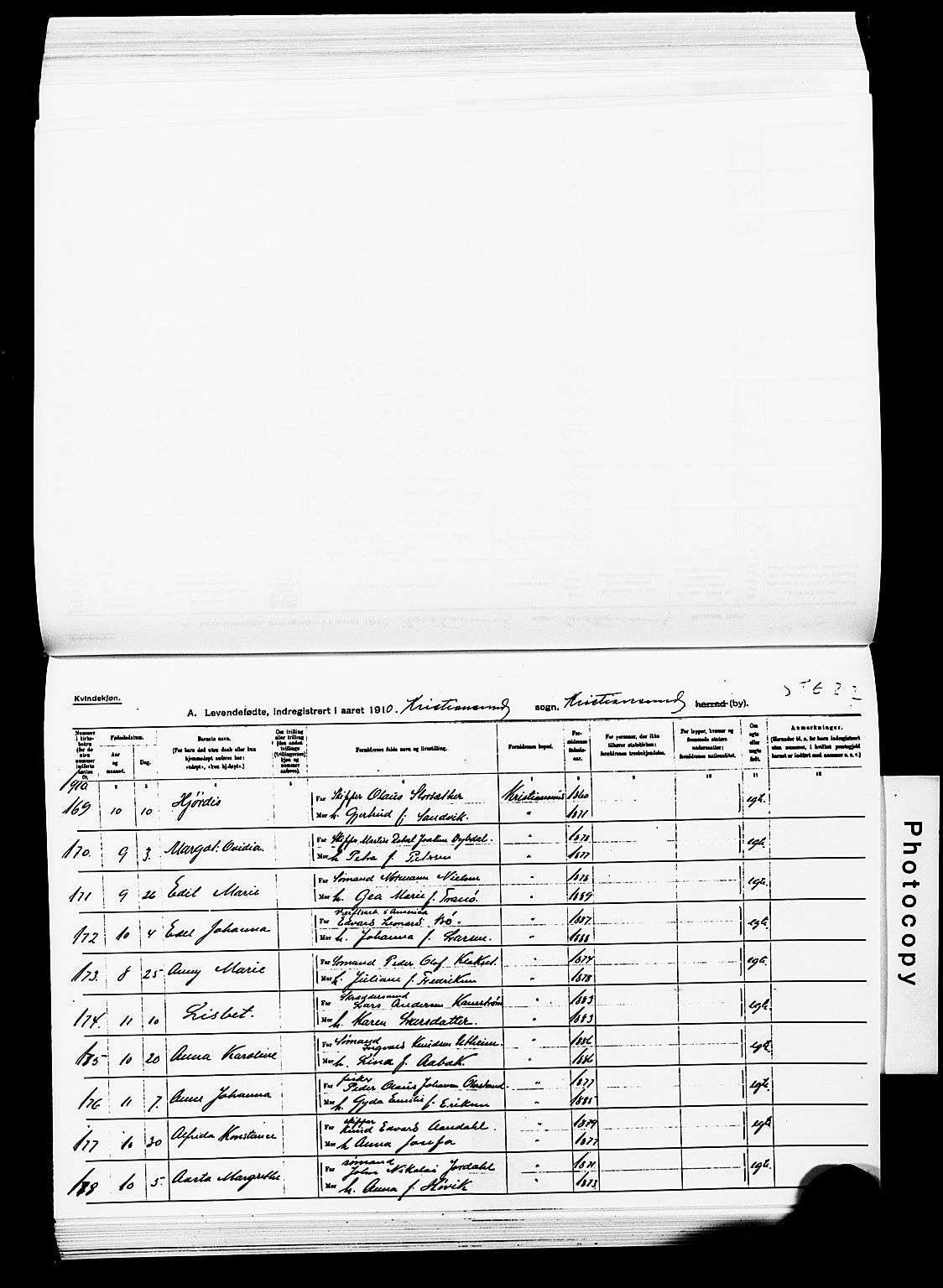 Ministerialprotokoller, klokkerbøker og fødselsregistre - Møre og Romsdal, AV/SAT-A-1454/572/L0858: Ministerialbok nr. 572D02, 1903-1912