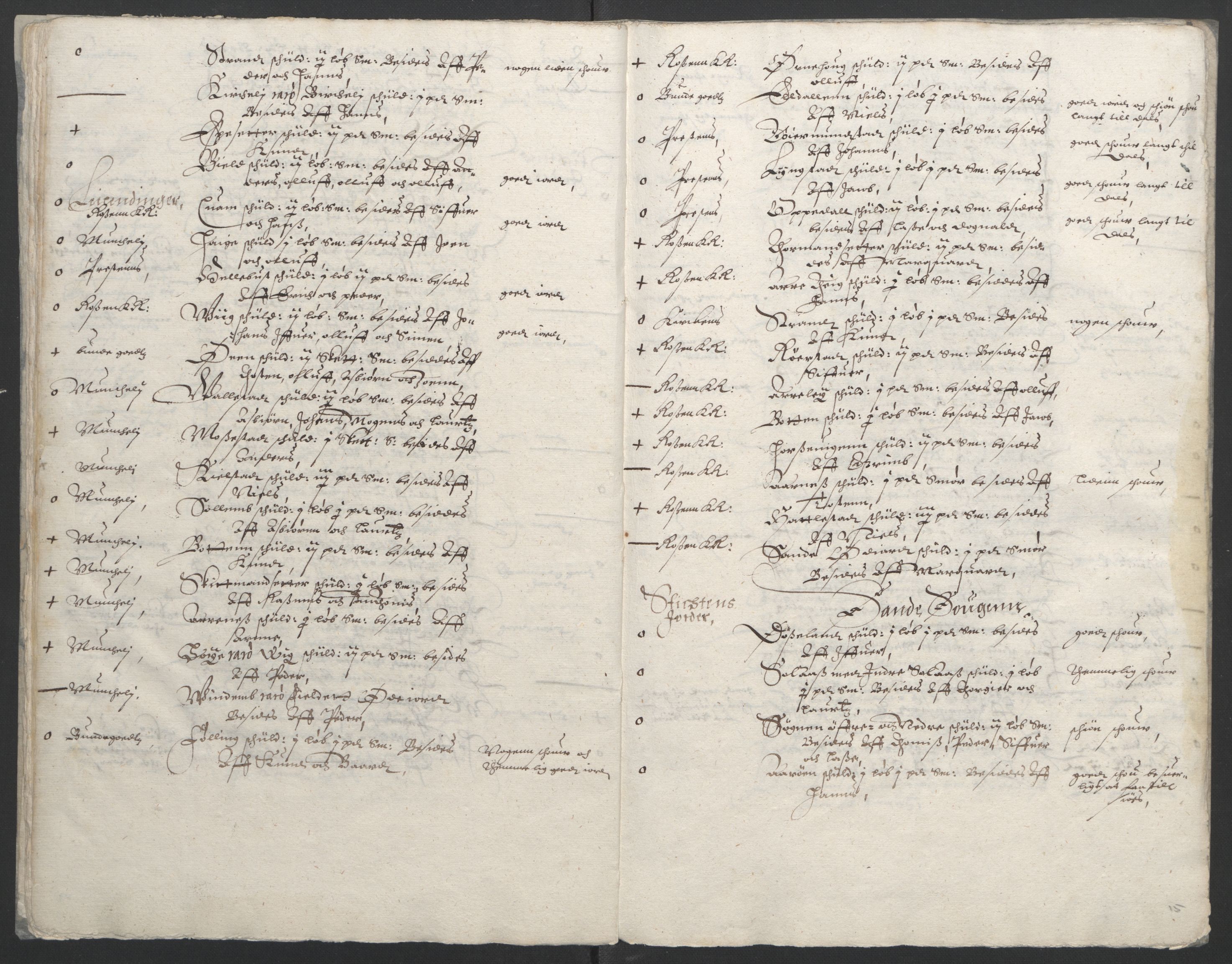 Stattholderembetet 1572-1771, RA/EA-2870/Ek/L0005/0001: Jordebøker til utlikning av garnisonsskatt 1624-1626: / Jordebøker for Bergenhus len (forts.), 1626, s. 17