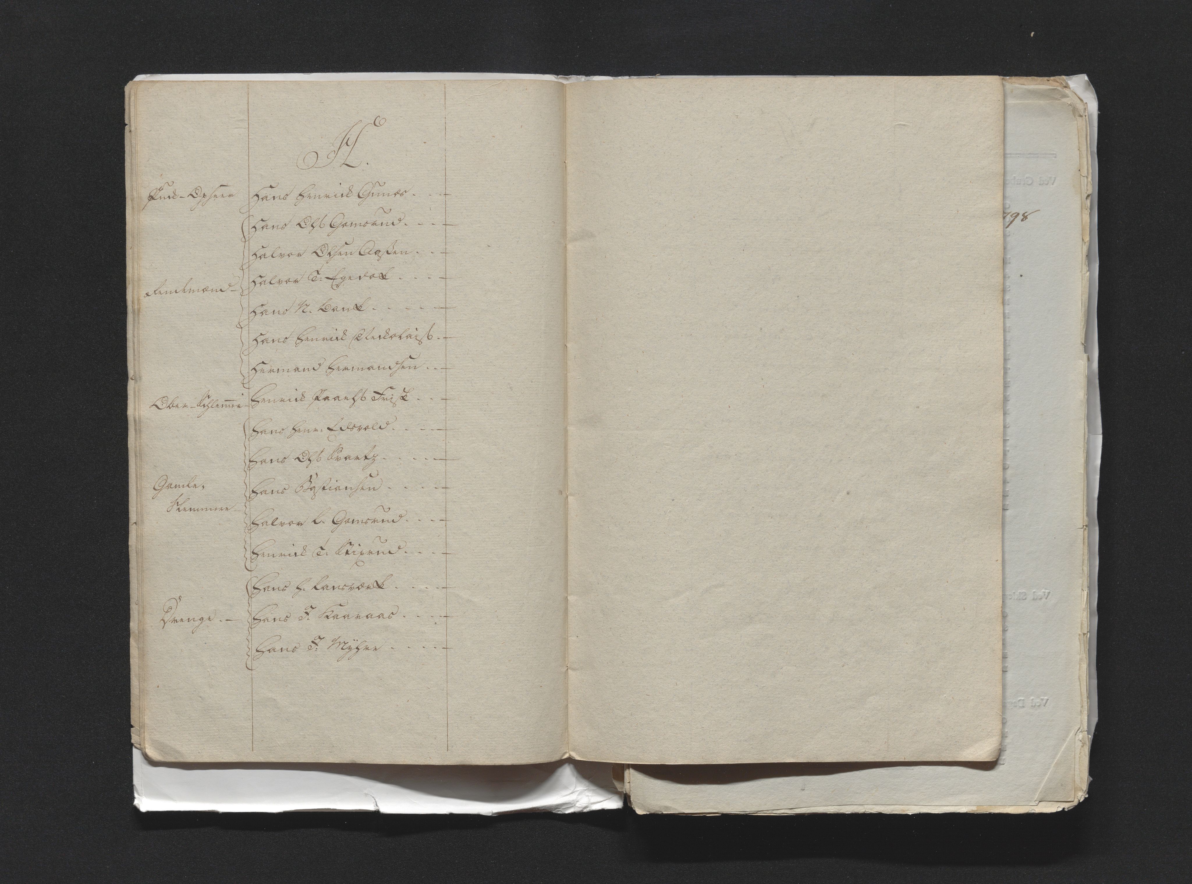 Kongsberg Sølvverk 1623-1816, AV/SAKO-EA-3135/001/D/Di/Dia/L0002a: Manntallslister, 1792-1799, s. 278