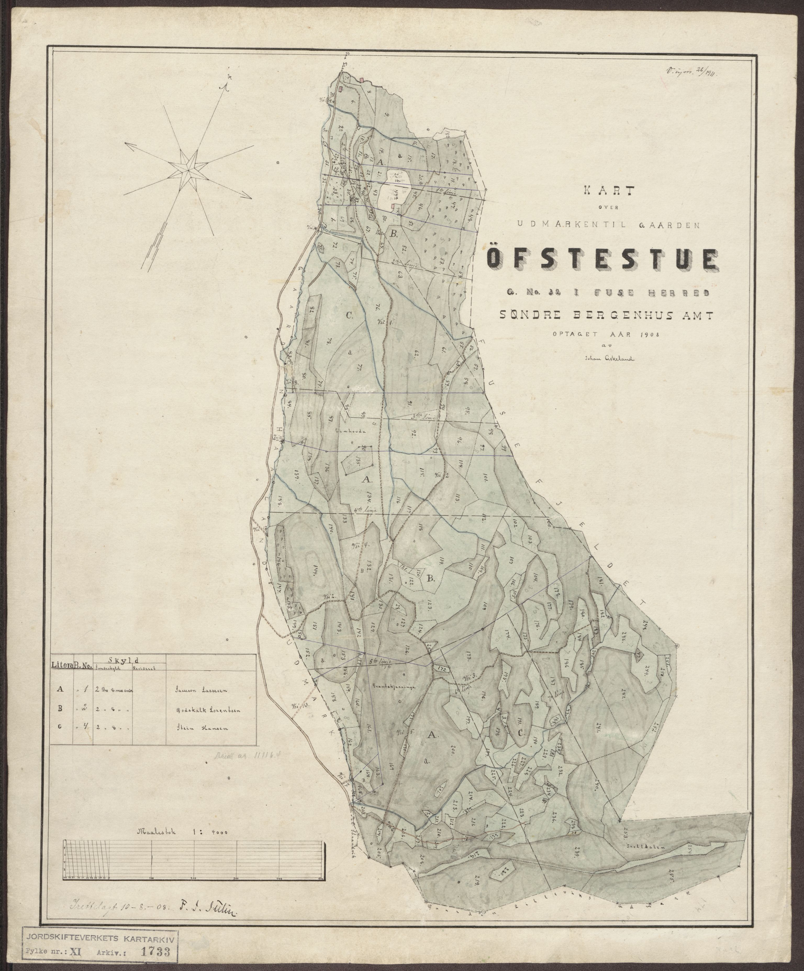 Jordskifteverkets kartarkiv, AV/RA-S-3929/T, 1859-1988, s. 1897