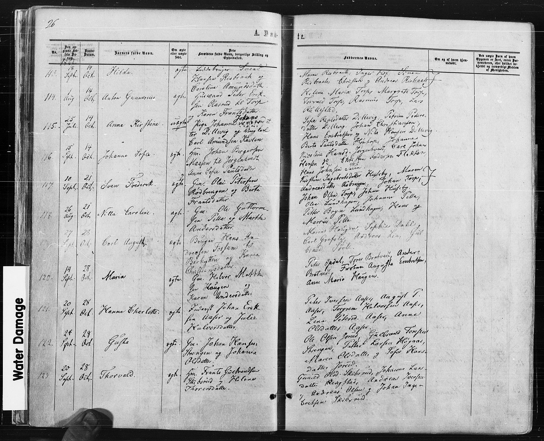 Trøgstad prestekontor Kirkebøker, AV/SAO-A-10925/F/Fa/L0009: Ministerialbok nr. I 9, 1865-1877, s. 26