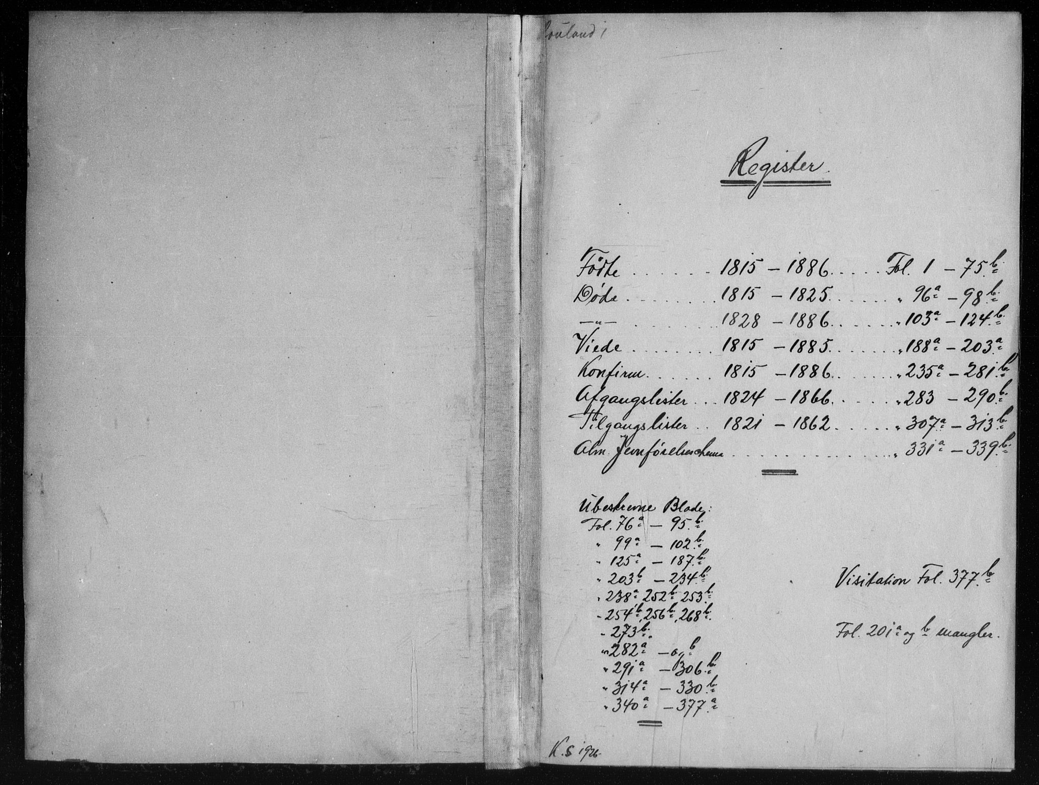 Rauland kirkebøker, SAKO/A-292/G/Gb/L0001: Klokkerbok nr. II 1, 1815-1886