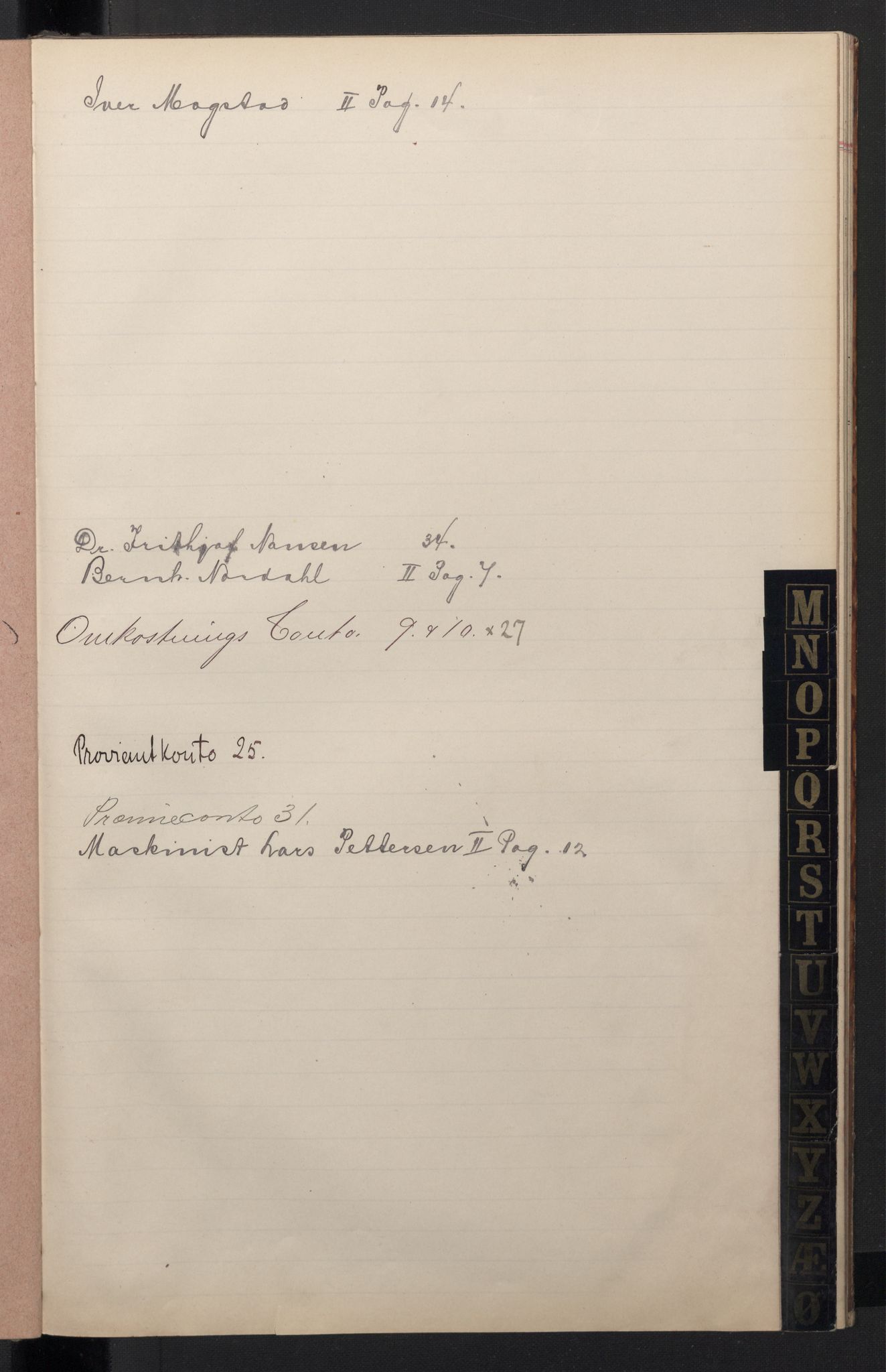 Arbeidskomitéen for Fridtjof Nansens polarekspedisjon, RA/PA-0061/R/L0005/0001: Regnskapsbøker / Hovedbok I, 1891-1897, s. 8