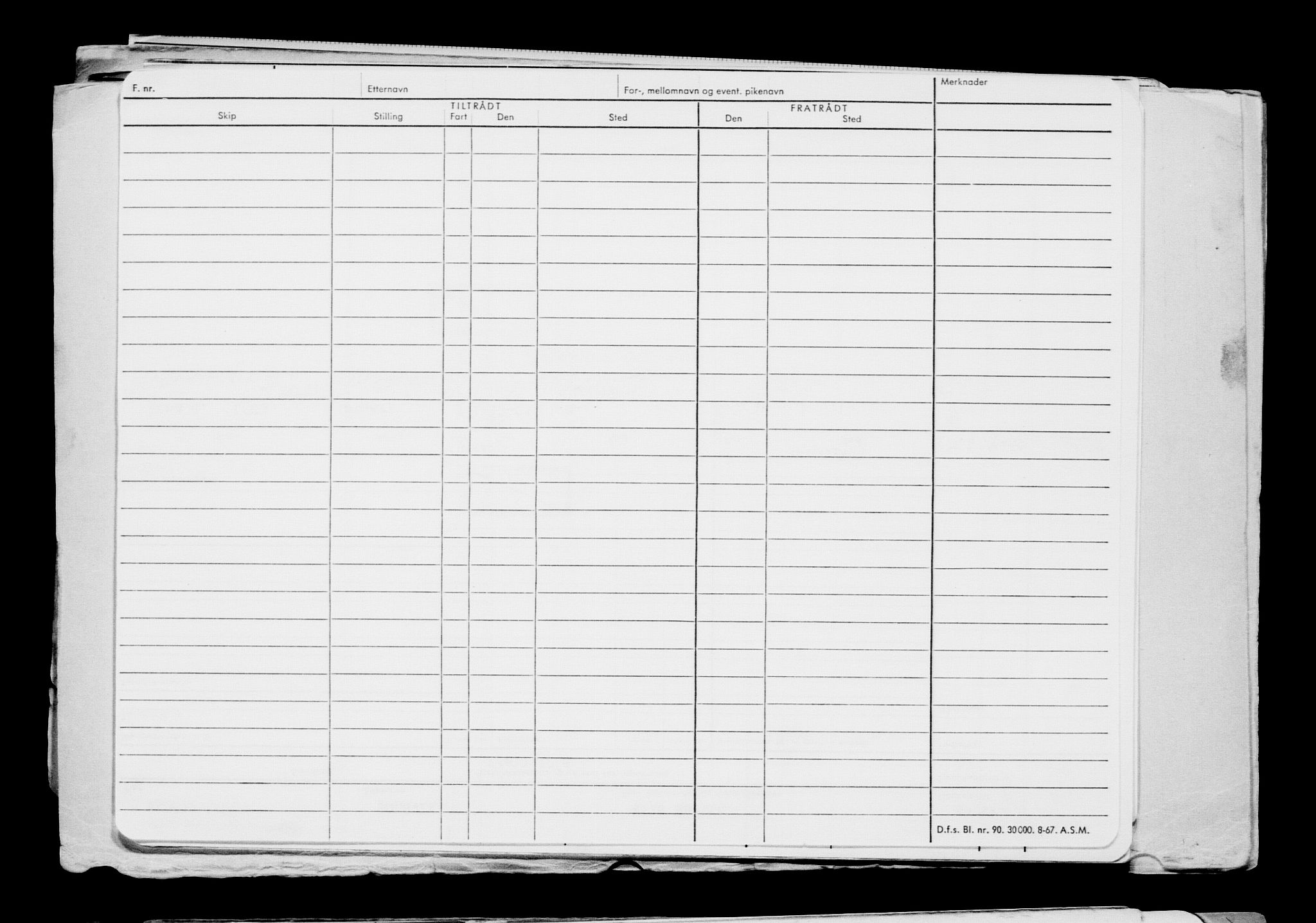 Direktoratet for sjømenn, AV/RA-S-3545/G/Gb/L0207: Hovedkort, 1922, s. 448