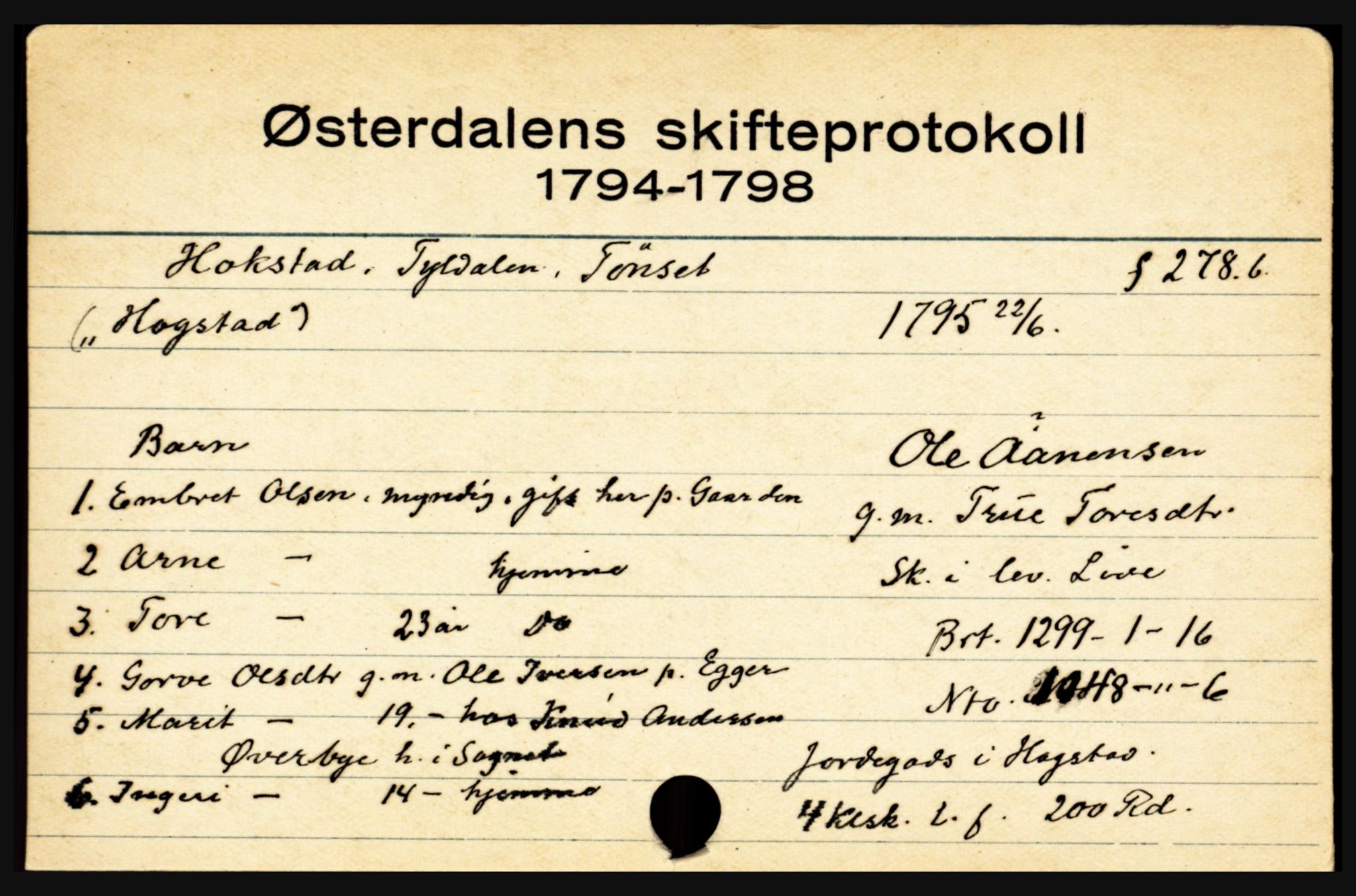 Østerdalen sorenskriveri, SAH/TING-032/J, 1772-1823, s. 1605