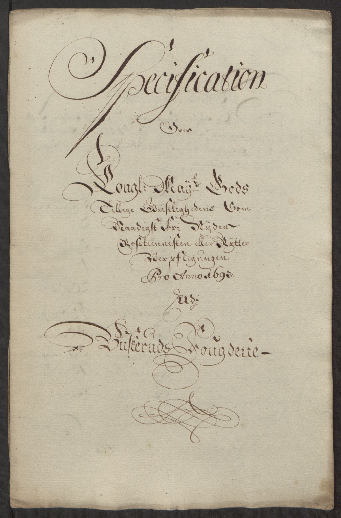 Rentekammeret inntil 1814, Reviderte regnskaper, Fogderegnskap, AV/RA-EA-4092/R25/L1682: Fogderegnskap Buskerud, 1693, s. 232