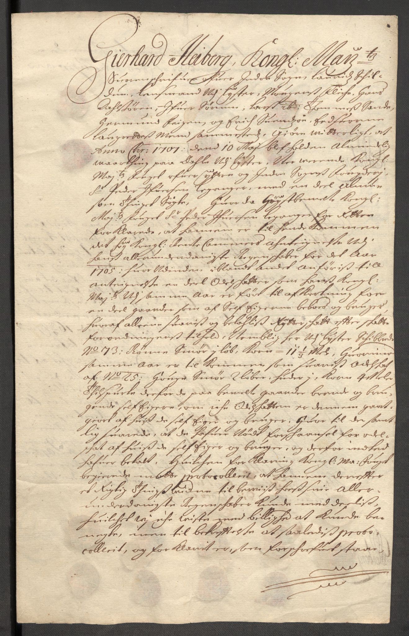 Rentekammeret inntil 1814, Reviderte regnskaper, Fogderegnskap, RA/EA-4092/R52/L3314: Fogderegnskap Sogn, 1705-1707, s. 207