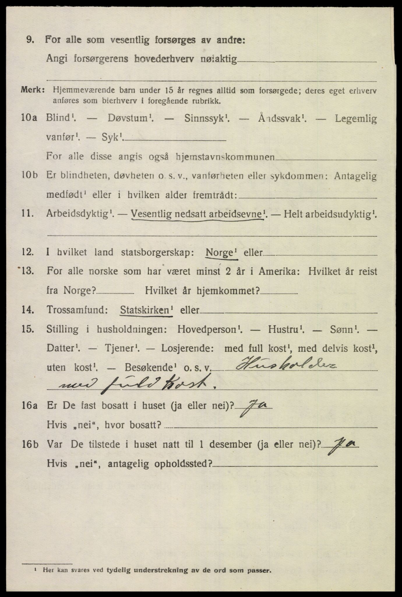 SAK, Folketelling 1920 for 1021 Øyslebø herred, 1920, s. 735