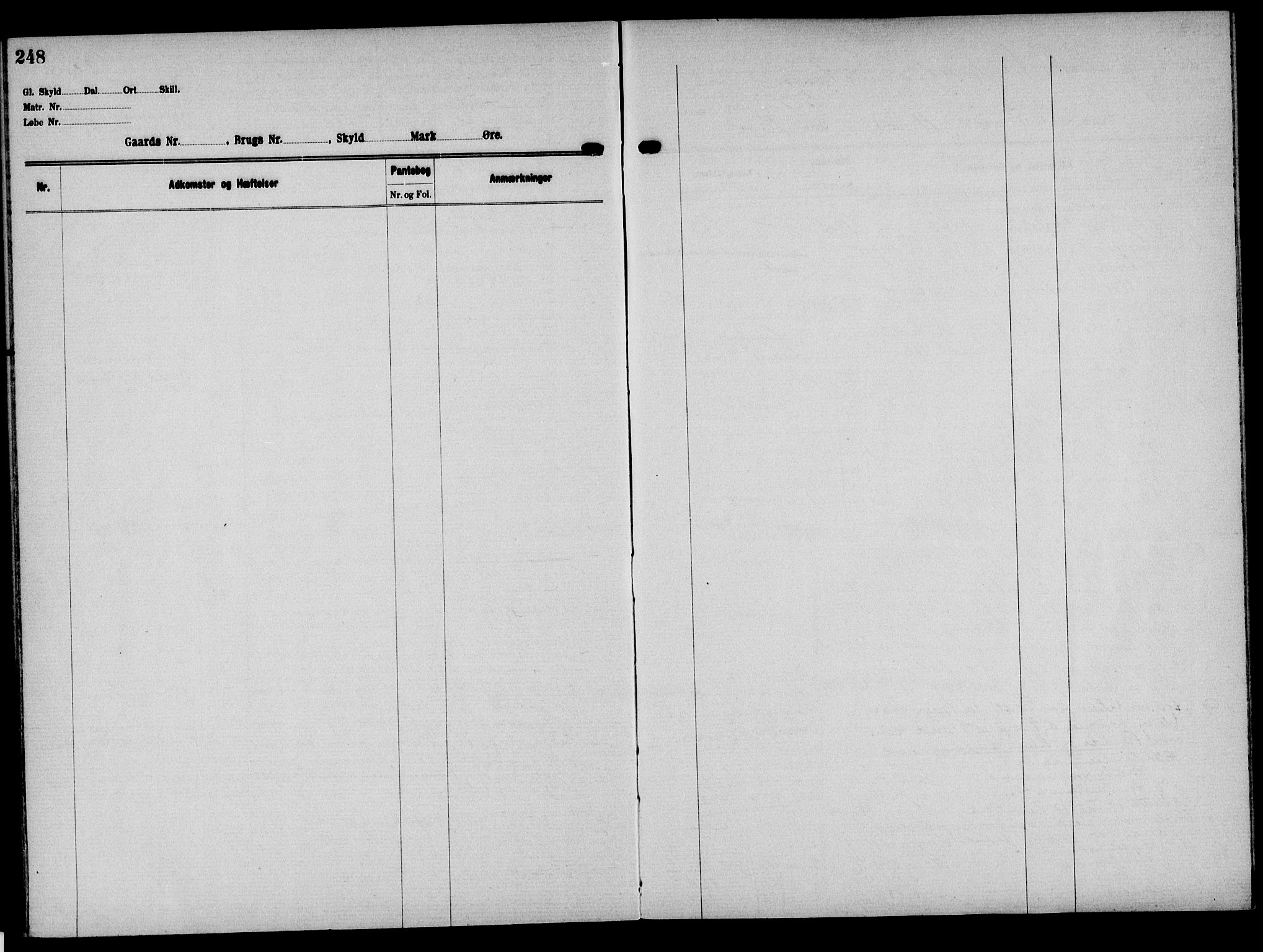 Solør tingrett, AV/SAH-TING-008/H/Ha/Hak/L0005: Panteregister nr. V, 1900-1935, s. 248