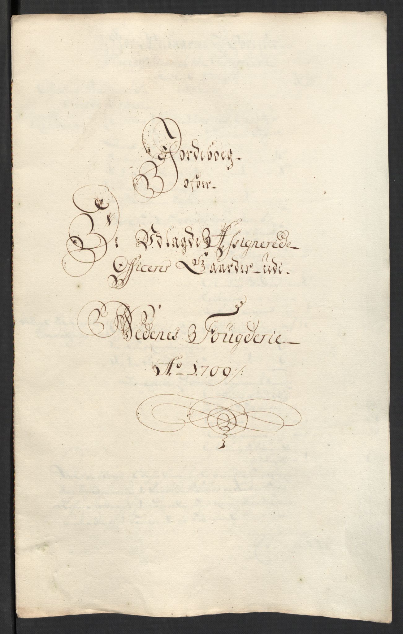 Rentekammeret inntil 1814, Reviderte regnskaper, Fogderegnskap, RA/EA-4092/R39/L2318: Fogderegnskap Nedenes, 1706-1709, s. 477