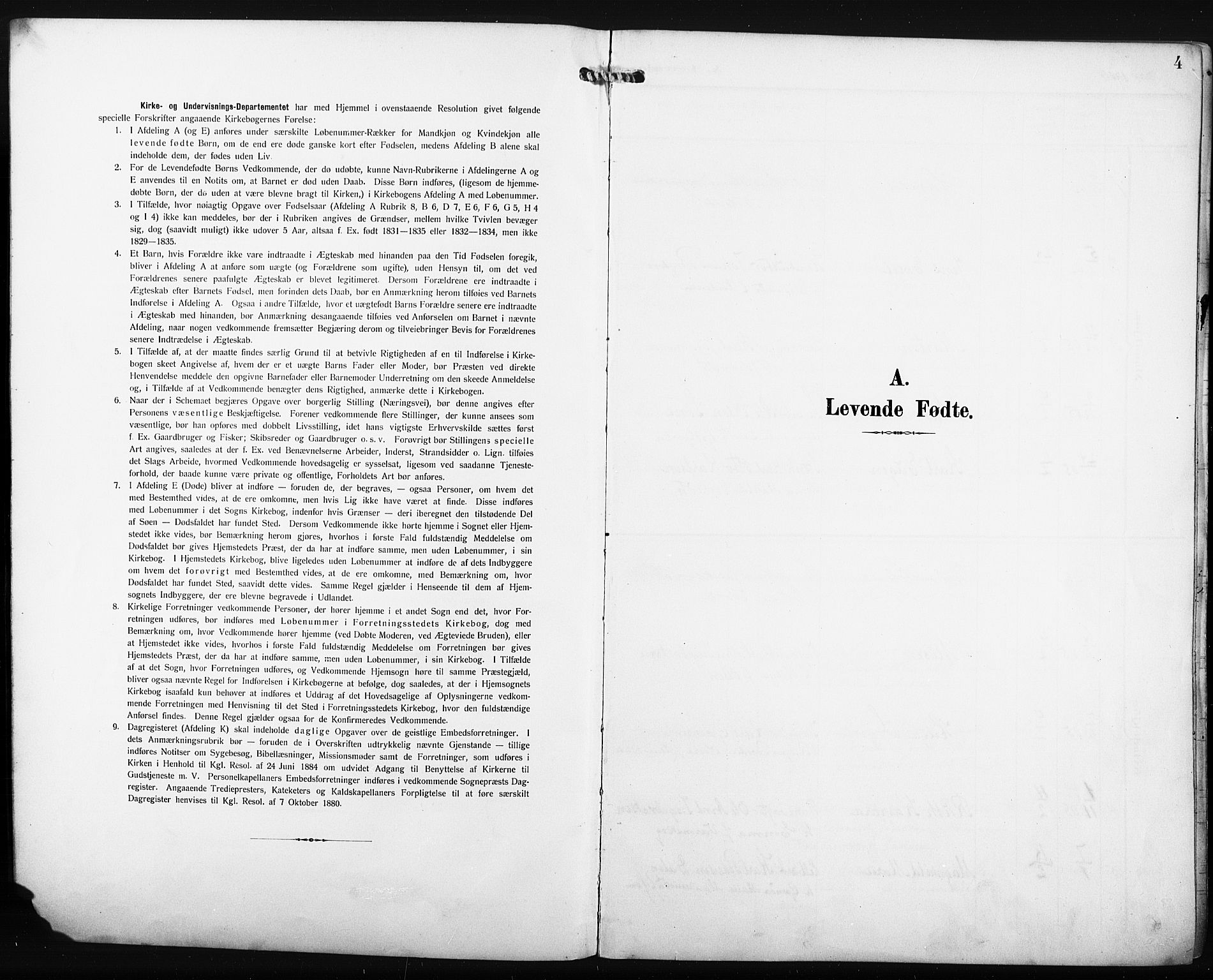 Nedre Eiker kirkebøker, SAKO/A-612/F/Fa/L0006: Ministerialbok nr. 6, 1906-1912, s. 4