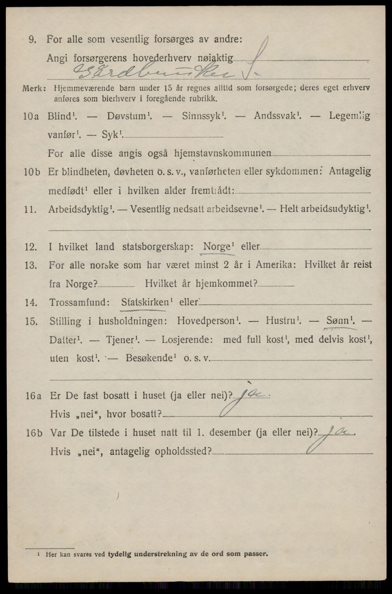 SAST, Folketelling 1920 for 1123 Høyland herred, 1920, s. 7525