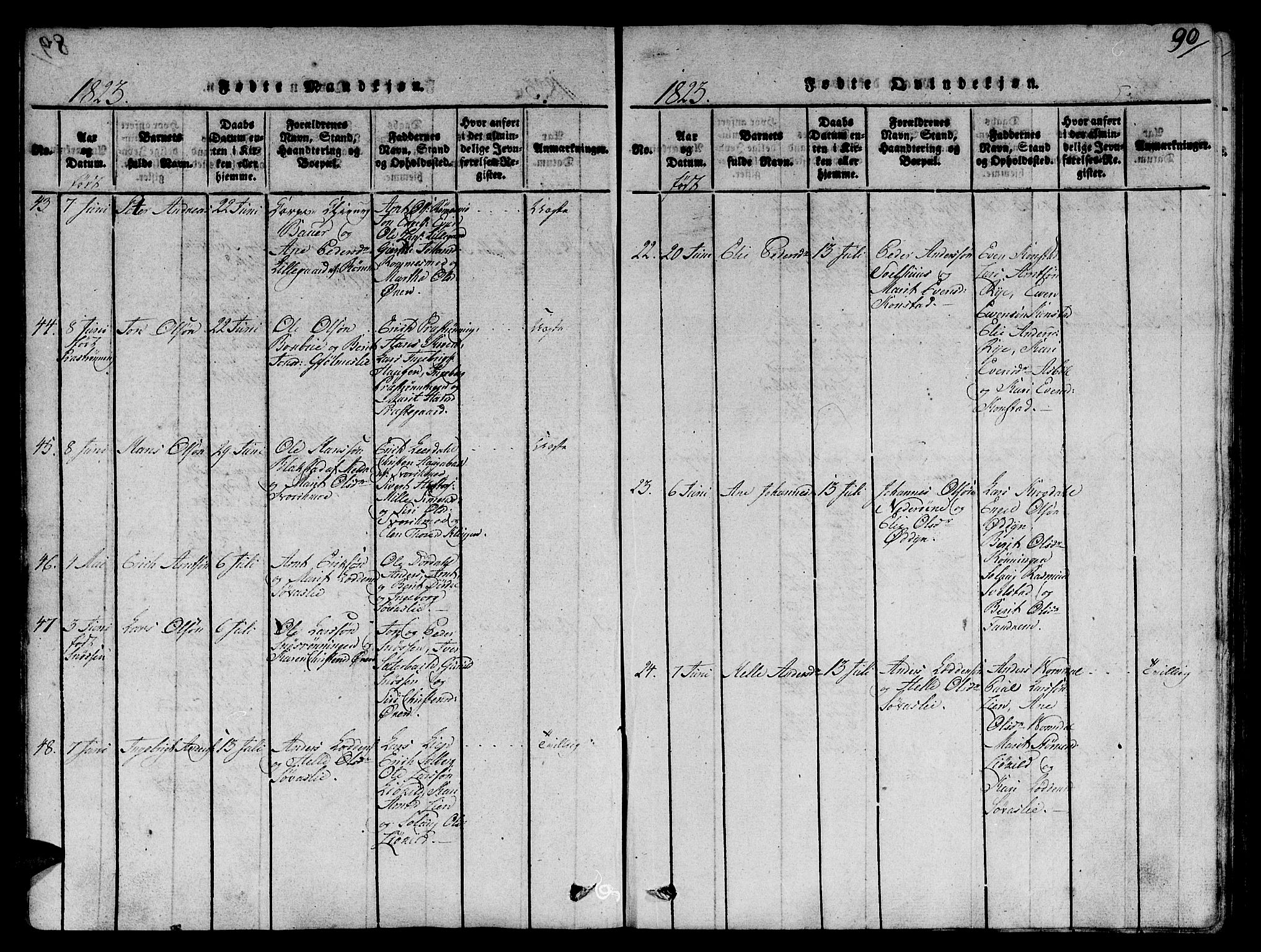 Ministerialprotokoller, klokkerbøker og fødselsregistre - Sør-Trøndelag, SAT/A-1456/668/L0803: Ministerialbok nr. 668A03, 1800-1826, s. 90