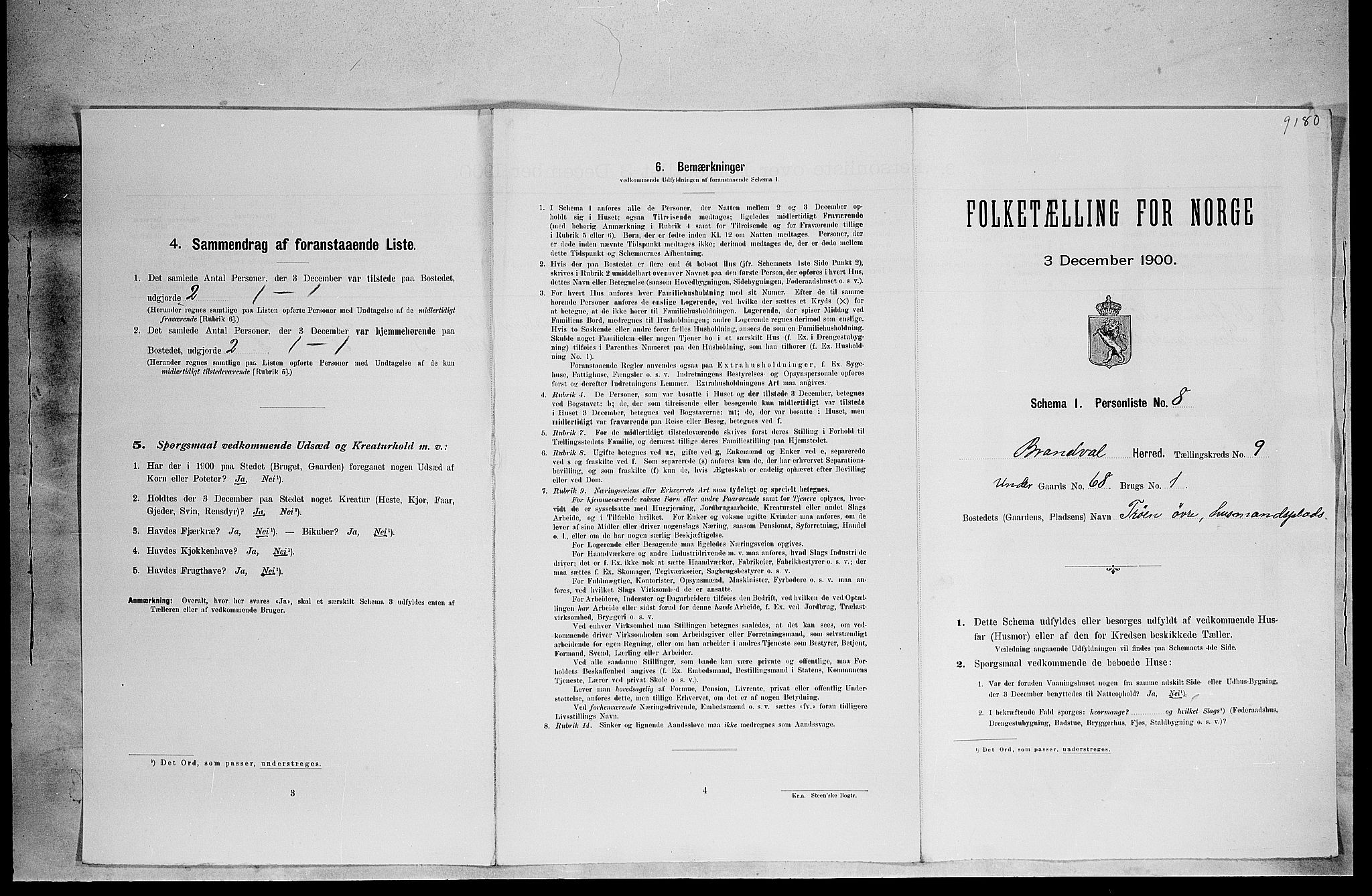 SAH, Folketelling 1900 for 0422 Brandval herred, 1900, s. 1159