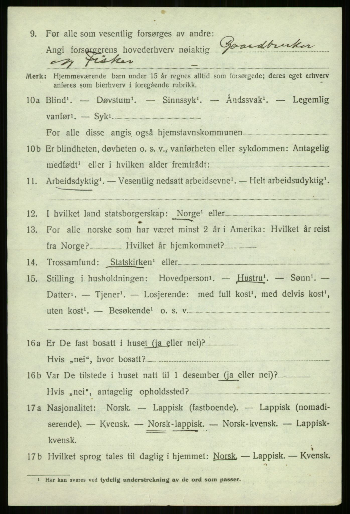 SATØ, Folketelling 1920 for 1935 Helgøy herred, 1920, s. 1925