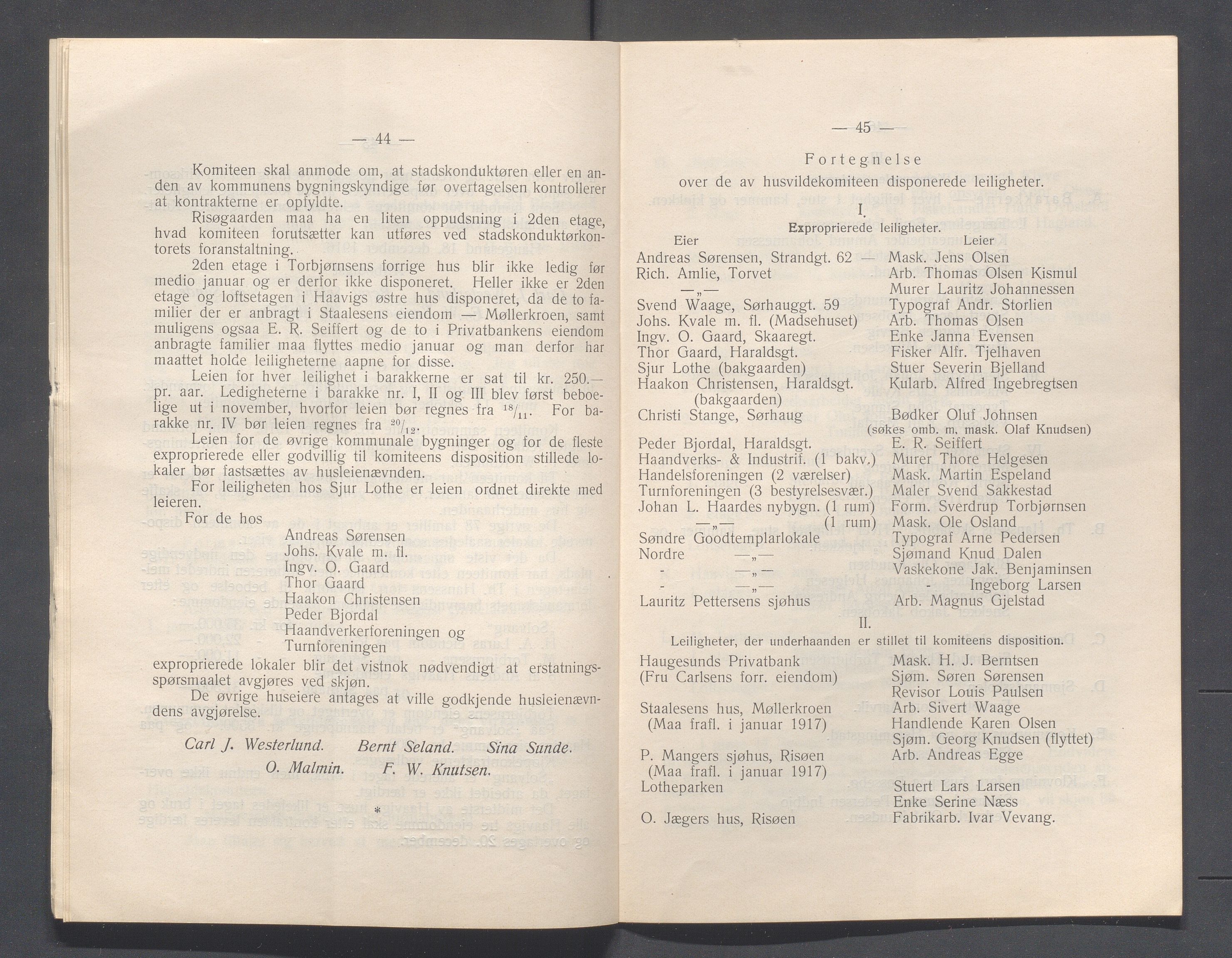 Haugesund kommune - Formannskapet og Bystyret, IKAR/A-740/A/Abb/L0002: Bystyreforhandlinger, 1908-1917, s. 1114