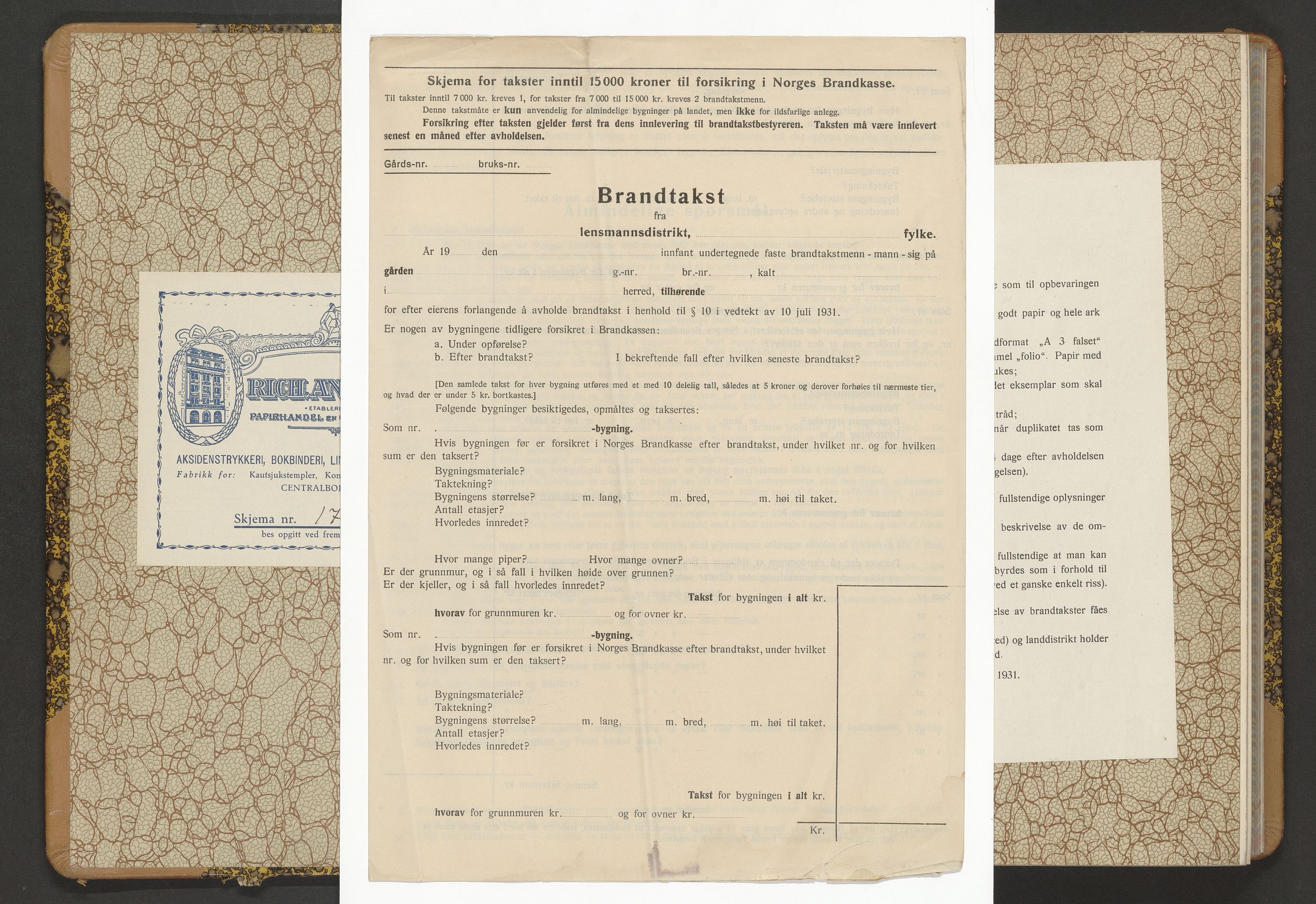 Norges Brannkasse Selbu, AV/SAT-A-5539/Fb/L0002: Branntakstprotokoll, 1939-1950