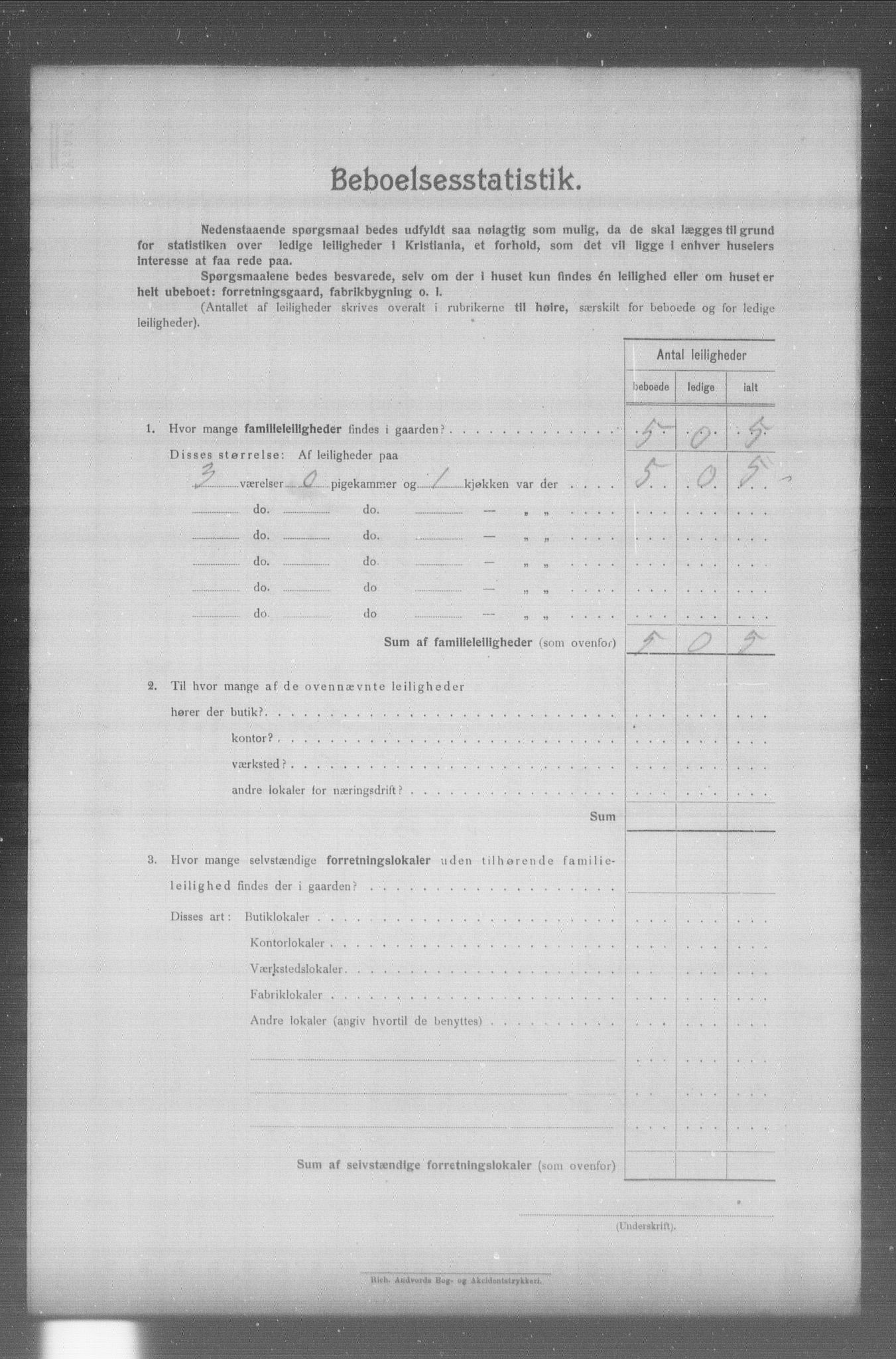 OBA, Kommunal folketelling 31.12.1904 for Kristiania kjøpstad, 1904, s. 21038