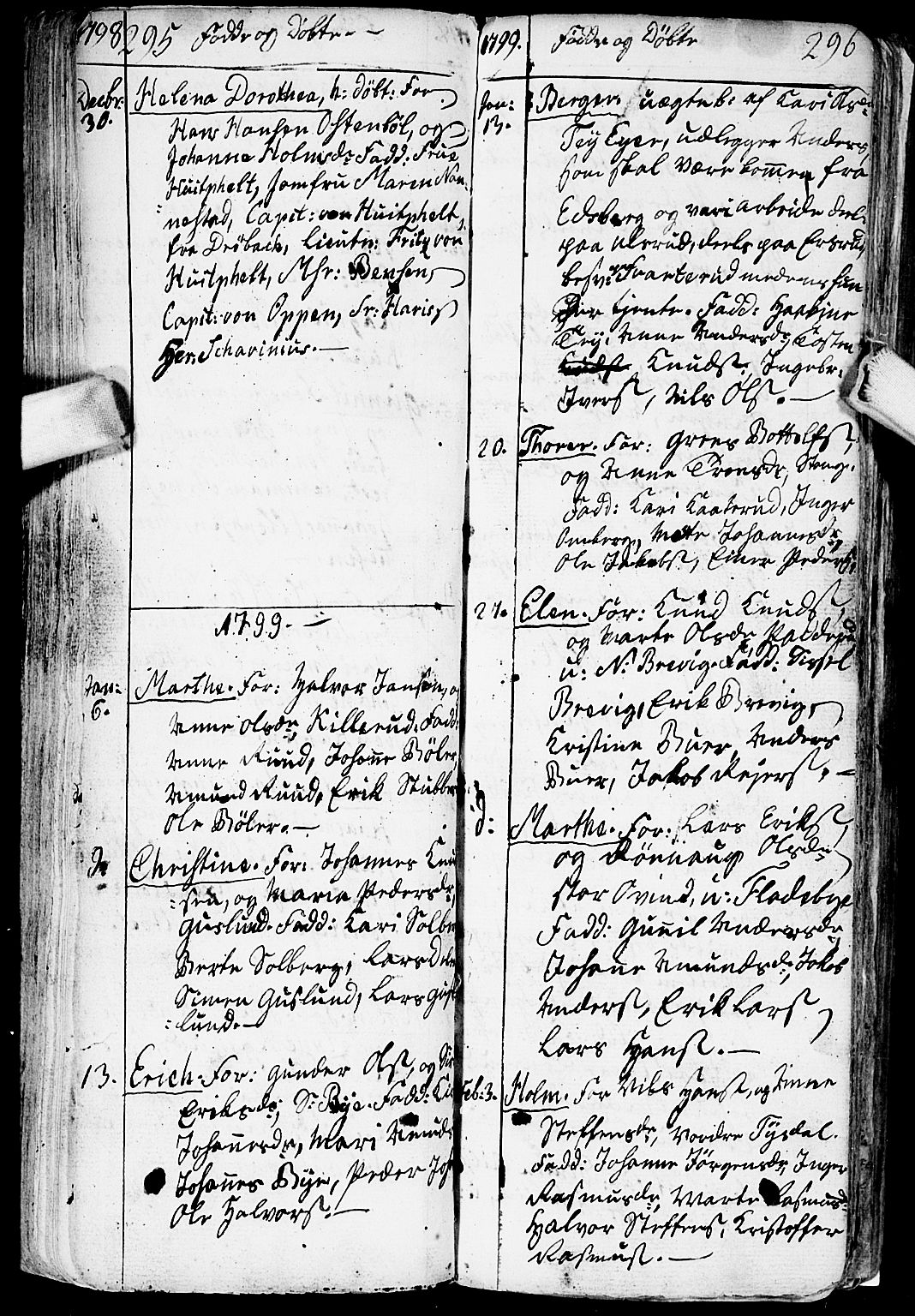 Enebakk prestekontor Kirkebøker, SAO/A-10171c/F/Fa/L0002: Ministerialbok nr. I 2, 1755-1806, s. 295-296