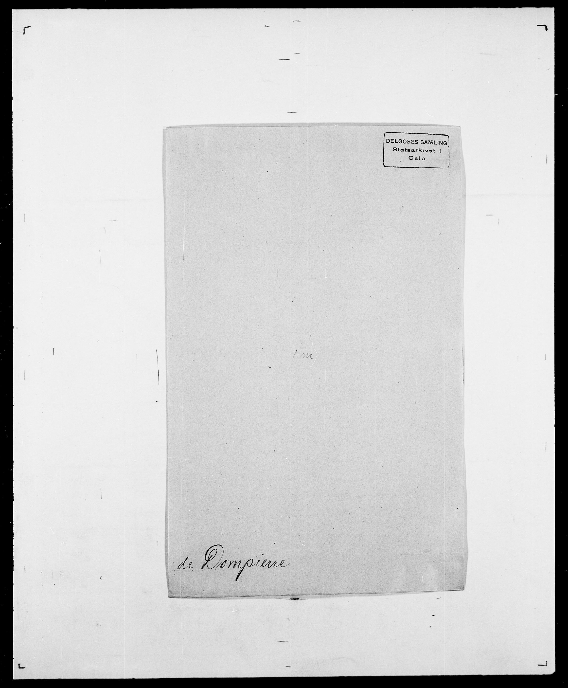 Delgobe, Charles Antoine - samling, AV/SAO-PAO-0038/D/Da/L0009: Dahl - v. Düren, s. 649