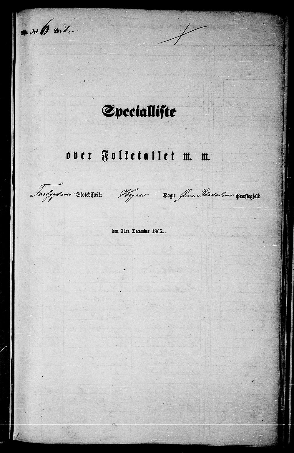 RA, Folketelling 1865 for 1711P Øvre Stjørdal prestegjeld, 1865, s. 107