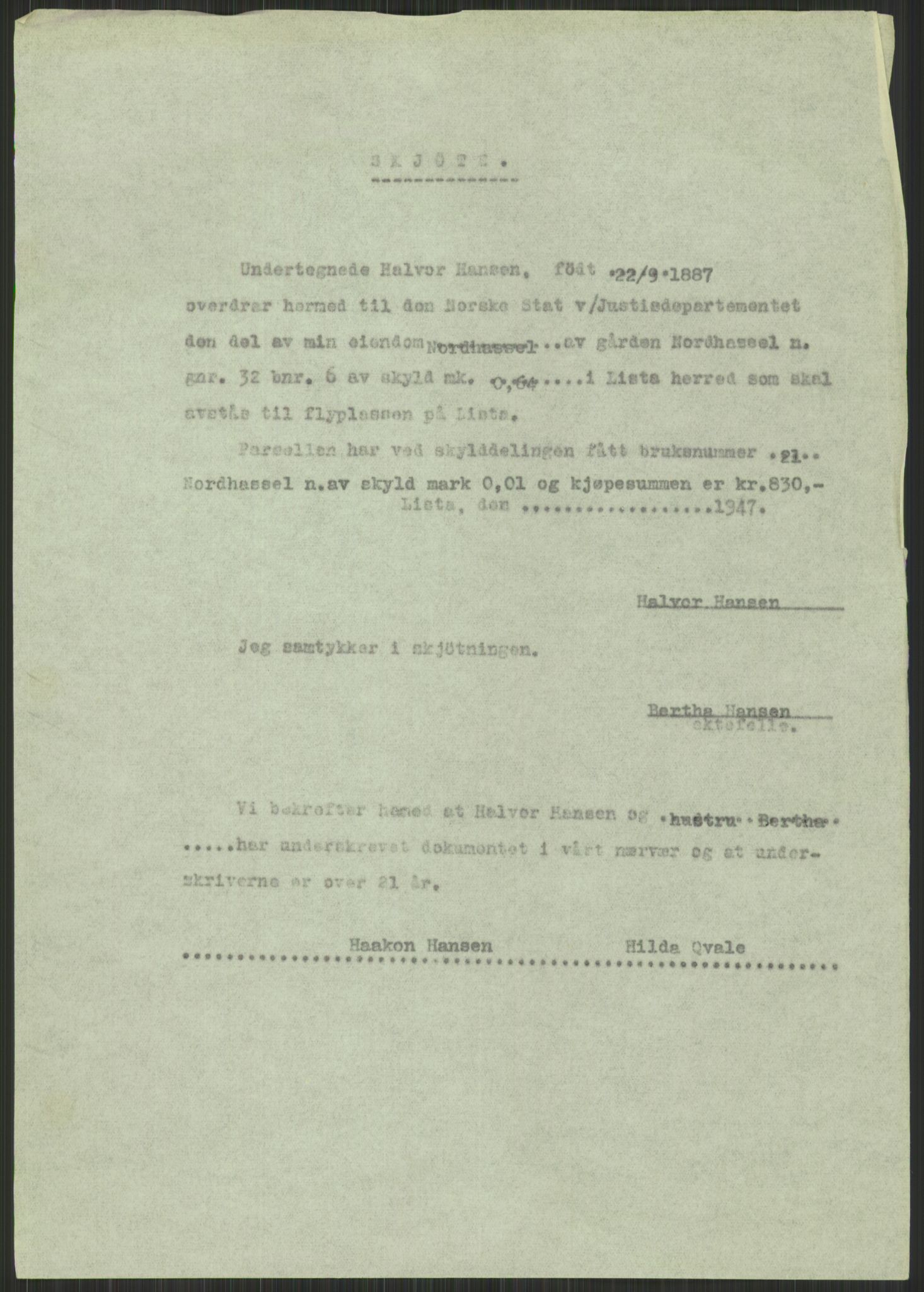 Forsvarsdepartementet, 10. kontor / Oppgjørskontoret, AV/RA-RAFA-1225/D/Db/L0182: Lista oppgjørskontor, 1942-1950, s. 133