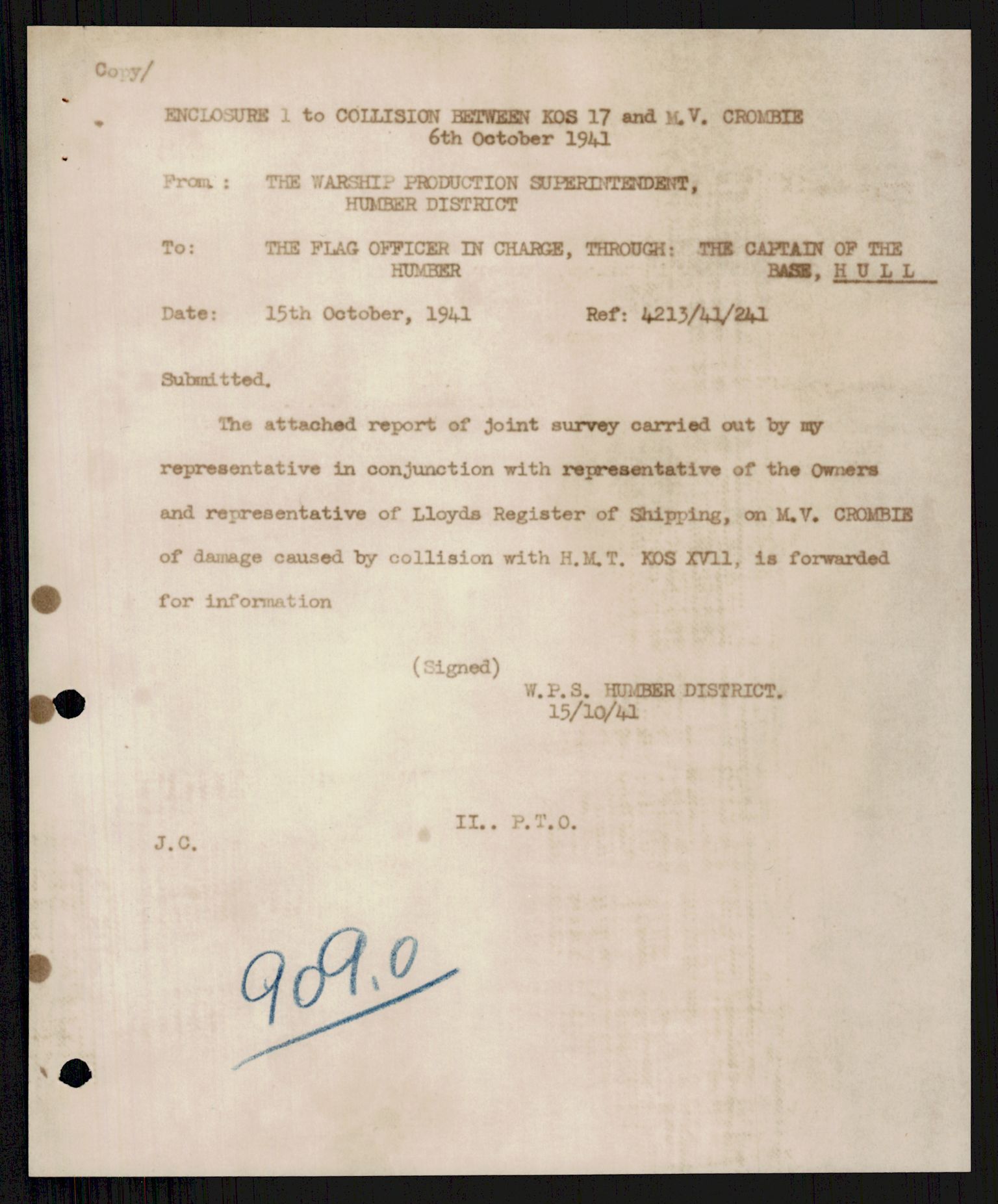 Forsvaret, Sjøforsvarets overkommando, RA/RAFA-2035/D/Dc/L0305: --, 1940-1946, s. 88