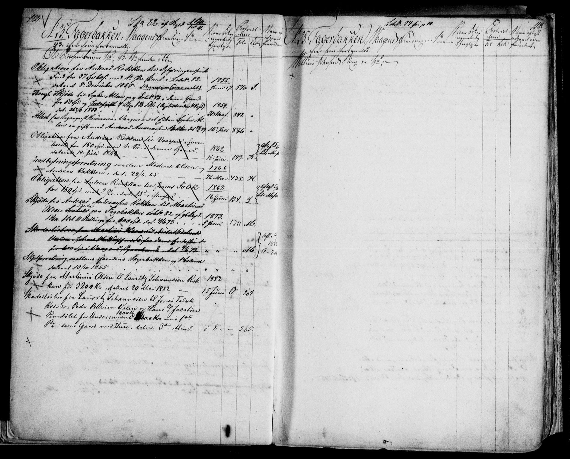 Lofoten sorenskriveri, SAT/A-0017/1/2/2A/L0001: Panteregister nr. 1, 1711-1884, s. 112-113
