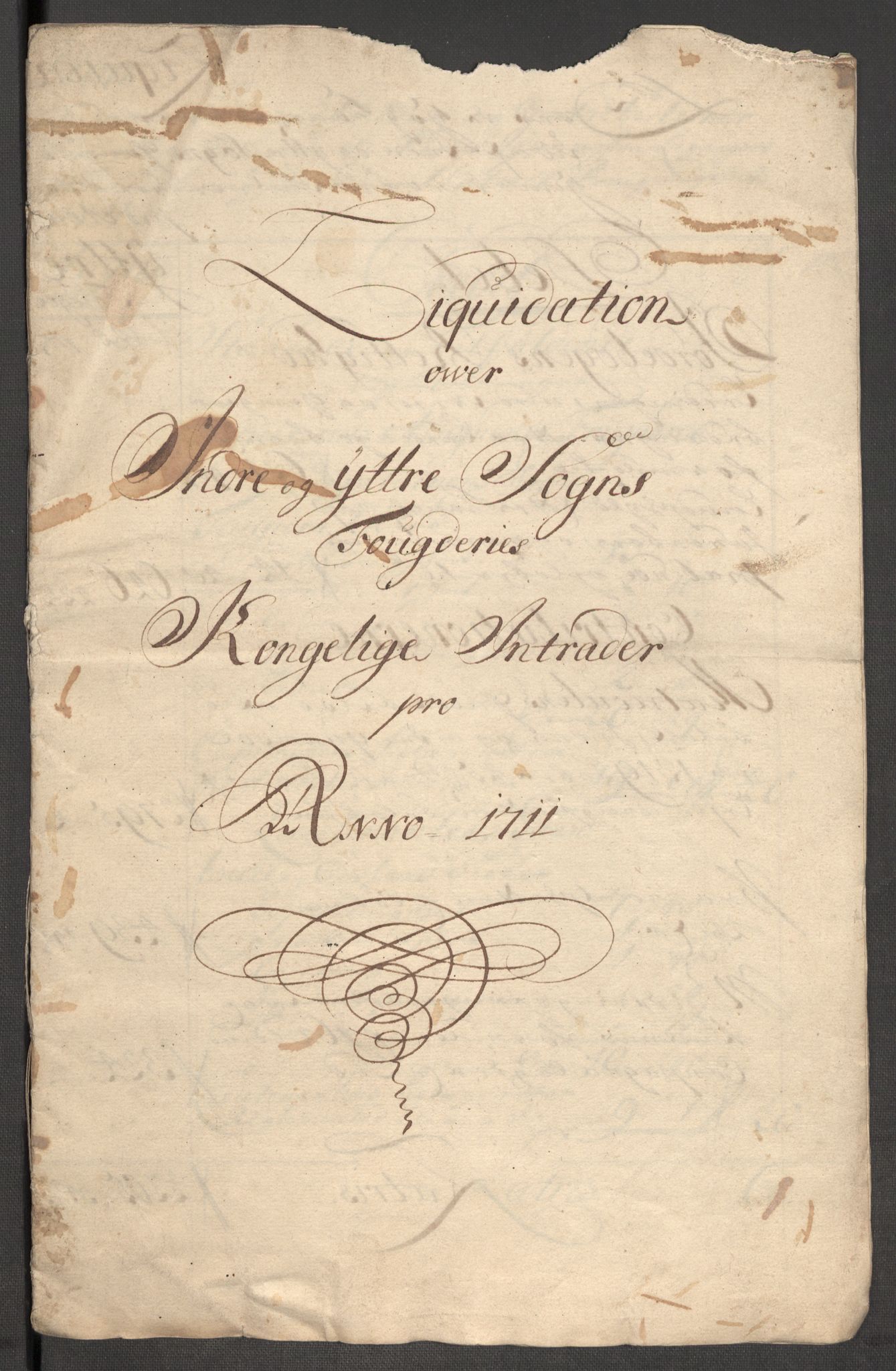 Rentekammeret inntil 1814, Reviderte regnskaper, Fogderegnskap, AV/RA-EA-4092/R52/L3317: Fogderegnskap Sogn, 1711, s. 481