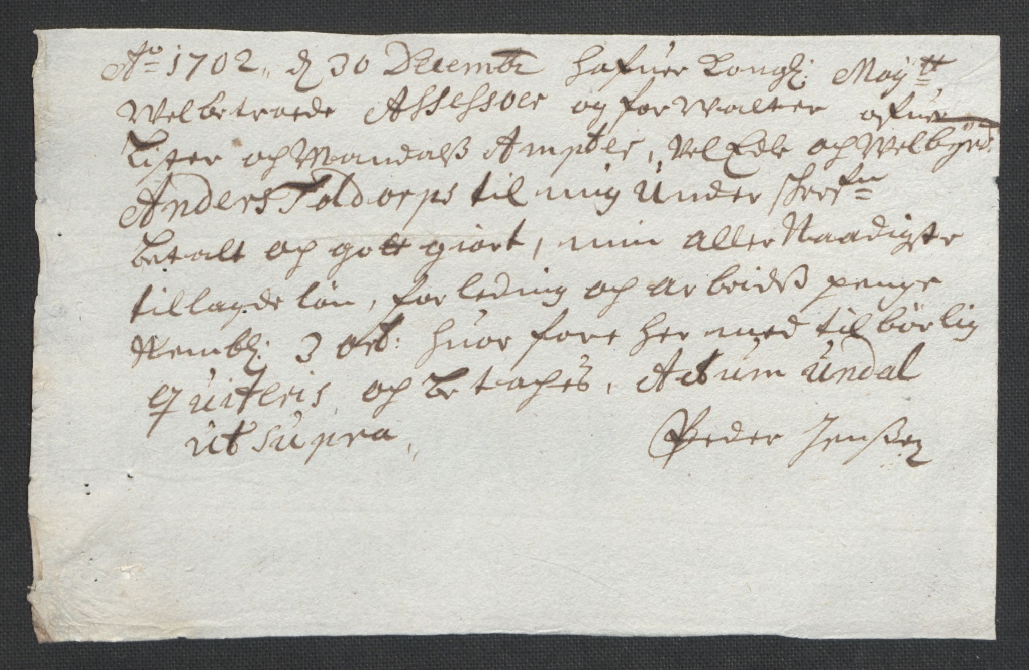 Rentekammeret inntil 1814, Reviderte regnskaper, Fogderegnskap, AV/RA-EA-4092/R43/L2549: Fogderegnskap Lista og Mandal, 1701-1702, s. 299