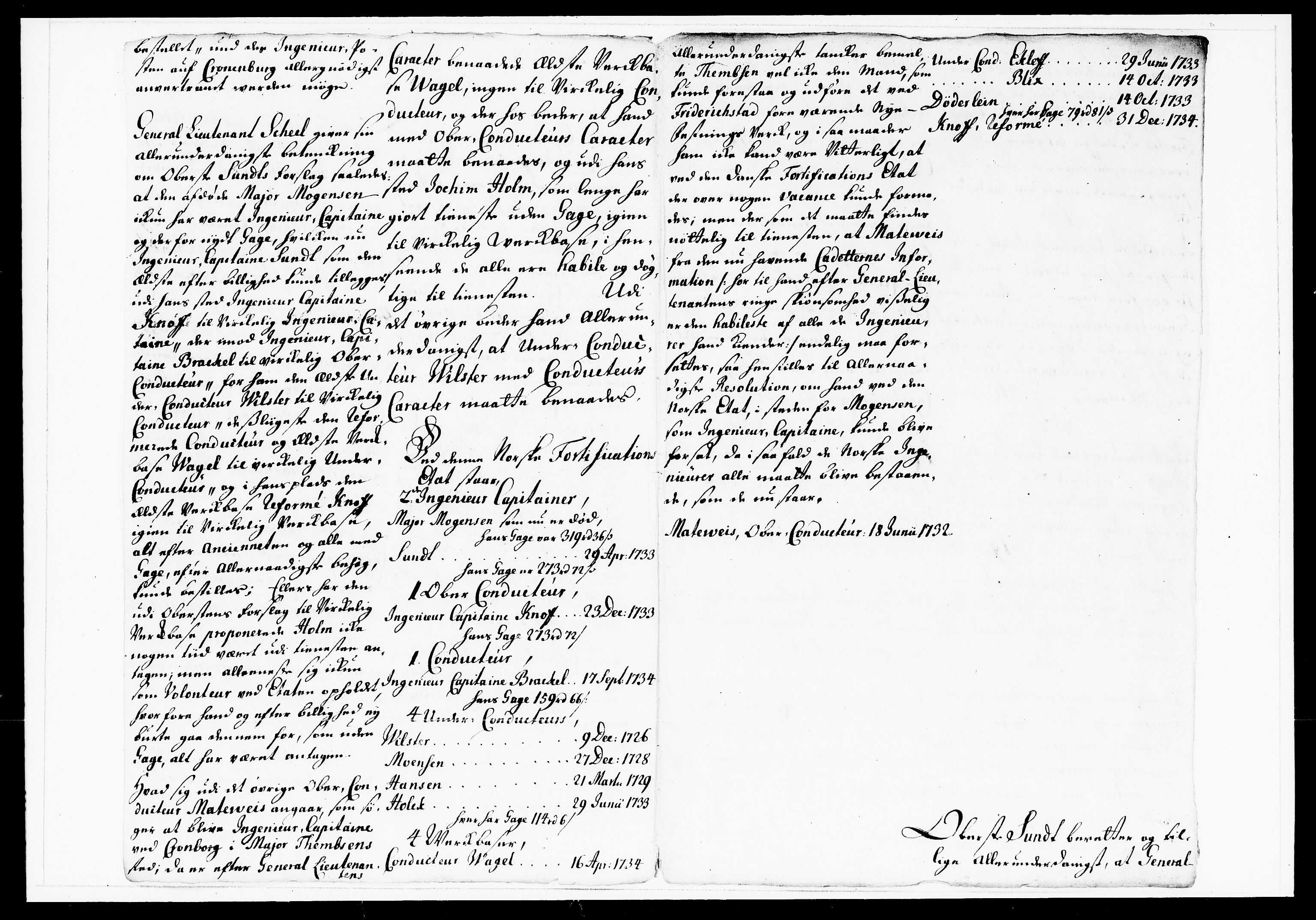 Krigskollegiet, Krigskancelliet, DRA/A-0006/-/1143-1150: Refererede sager, 1738, s. 18