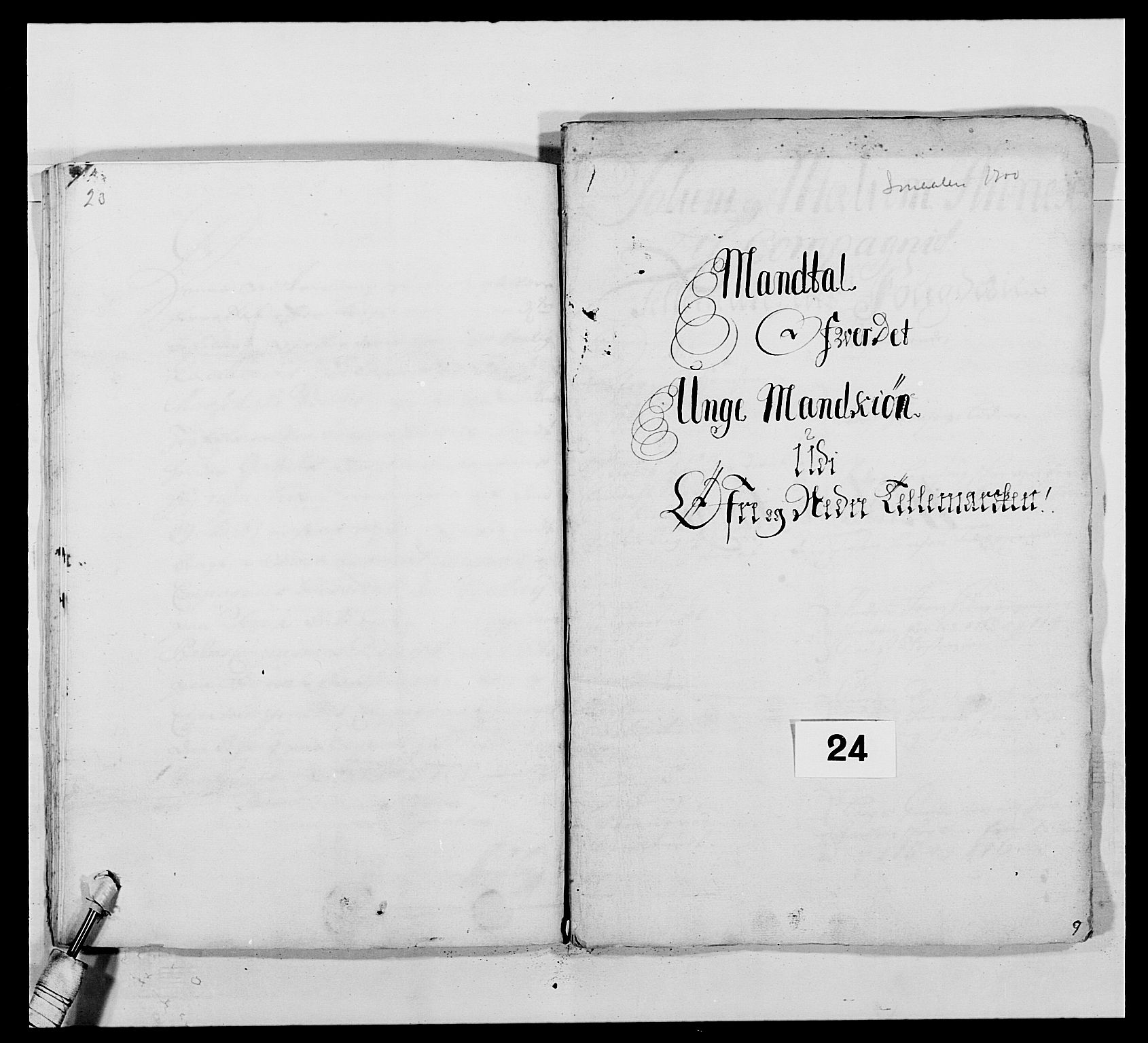 Kommanderende general (KG I) med Det norske krigsdirektorium, AV/RA-EA-5419/E/Ea/L0494: Smålenske regiment, 1697-1717, s. 165