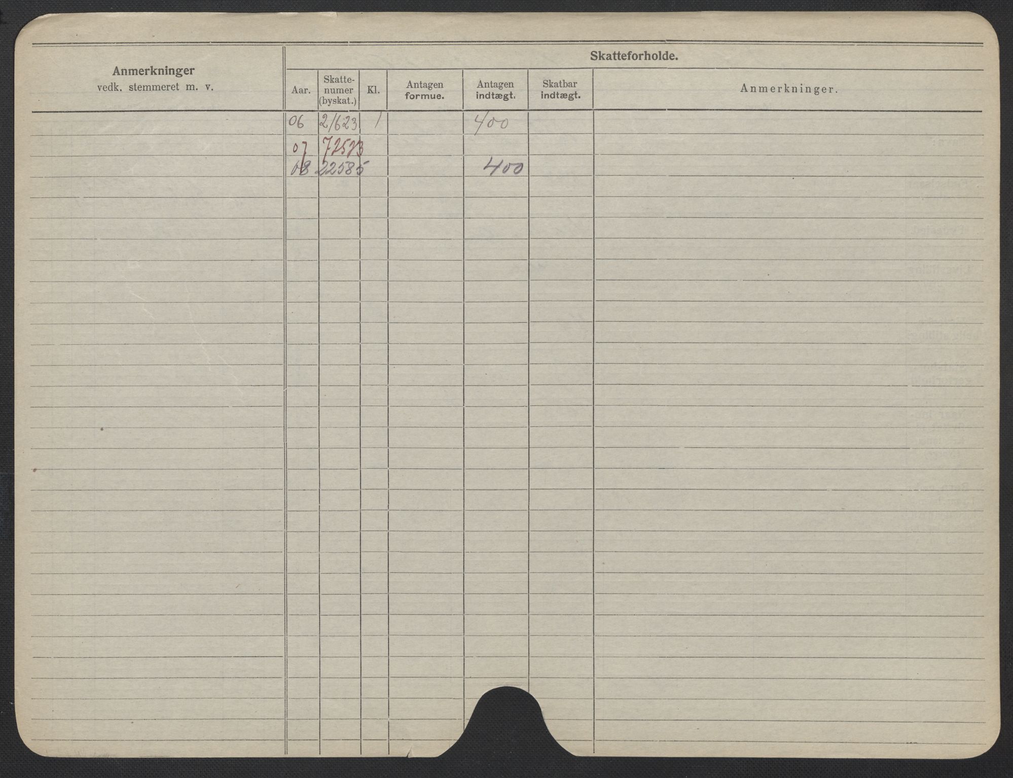 Oslo folkeregister, Registerkort, SAO/A-11715/F/Fa/Fac/L0024: Kvinner, 1906-1914, s. 1151b