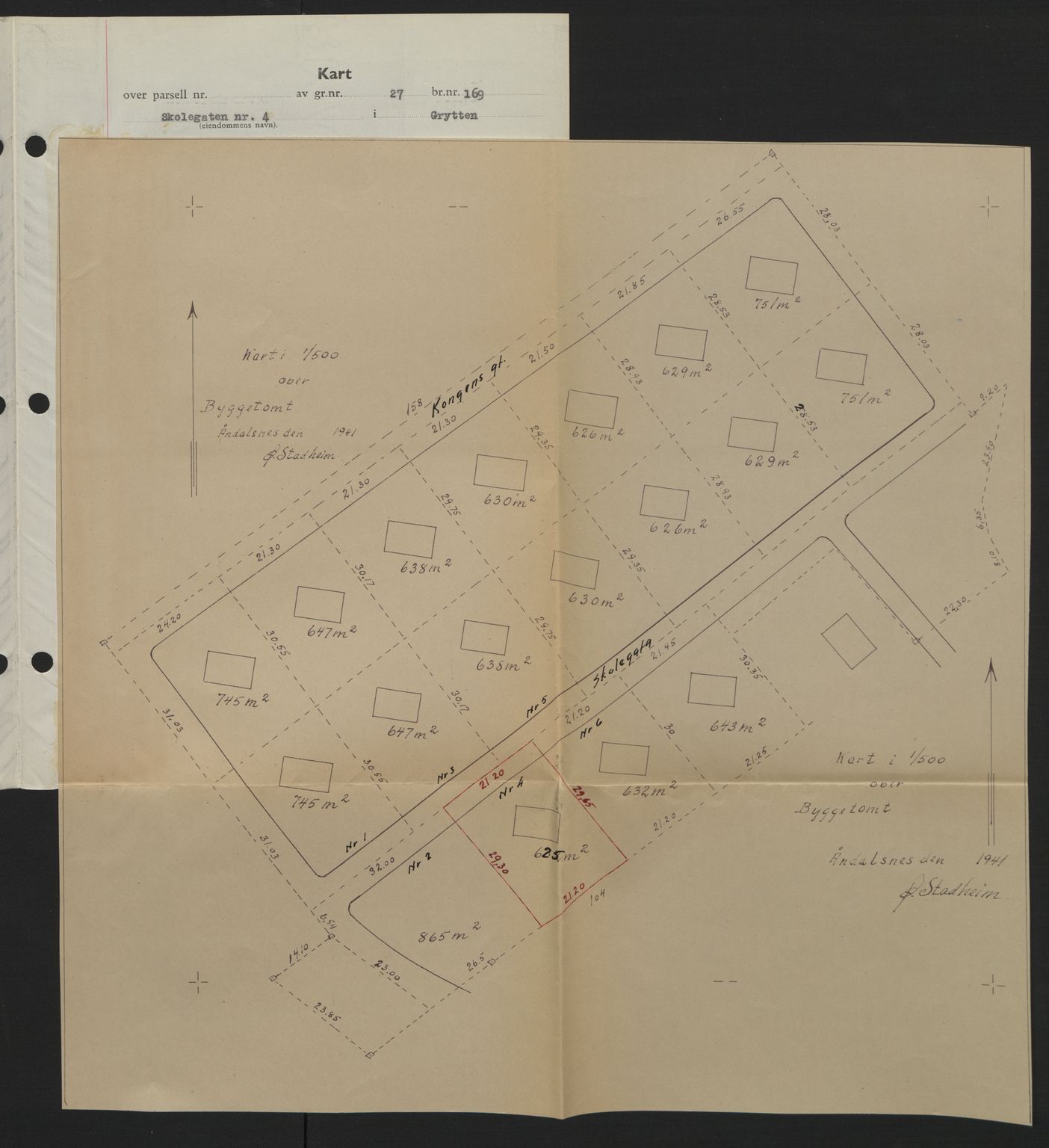 Romsdal sorenskriveri, AV/SAT-A-4149/1/2/2C: Pantebok nr. A10, 1941-1941, Dagboknr: 1590/1941