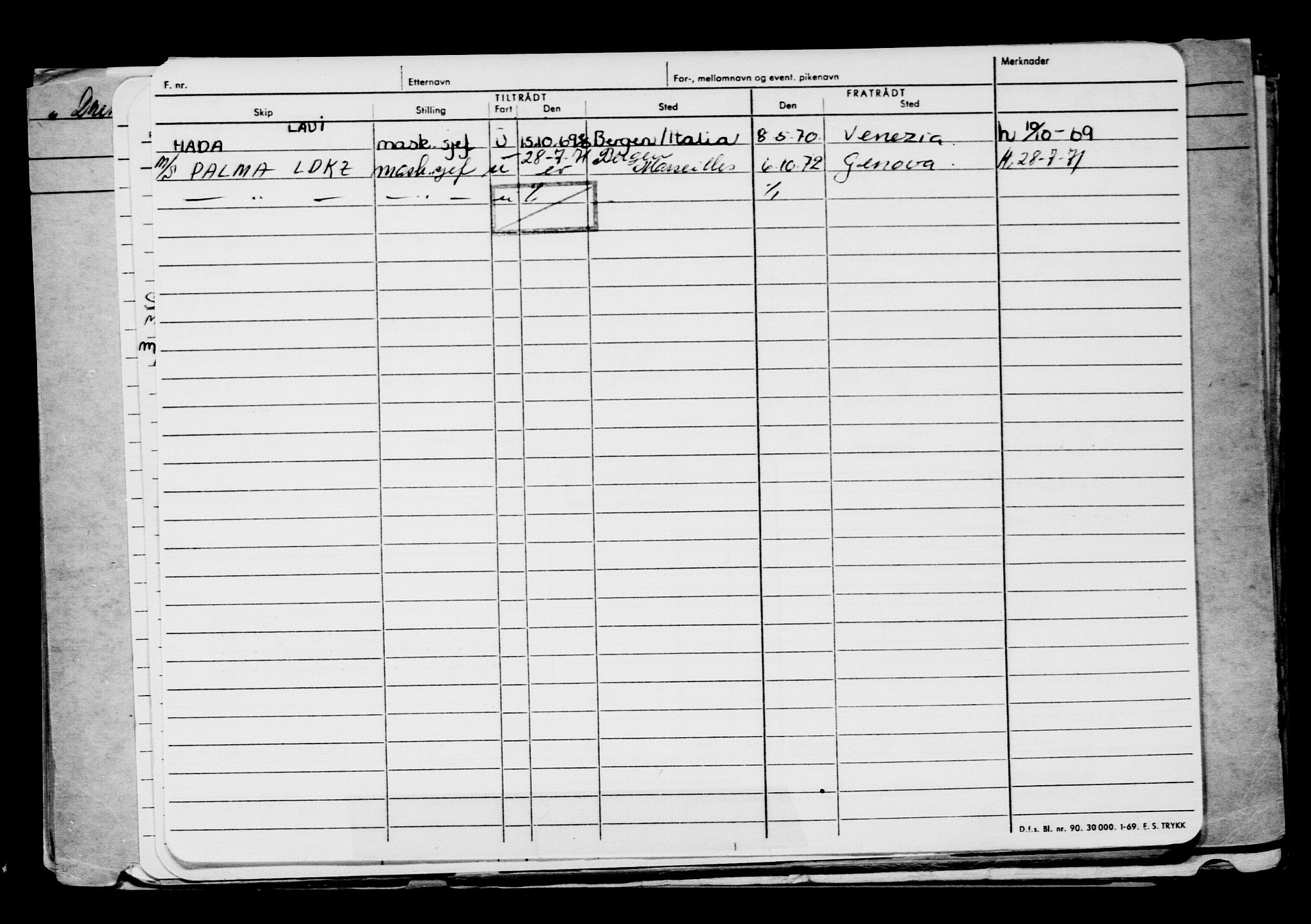 Direktoratet for sjømenn, RA/S-3545/G/Gb/L0144: Hovedkort, 1916, s. 213