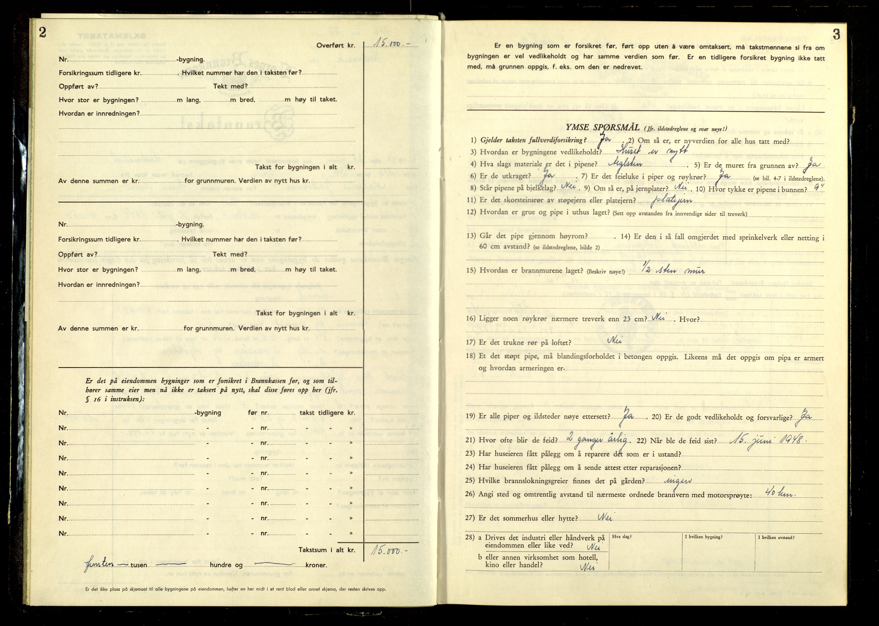 Norges Brannkasse, Grue, AV/SAH-NBRANG-016/F/L0024: Branntakstprotokoll, 1948-1952