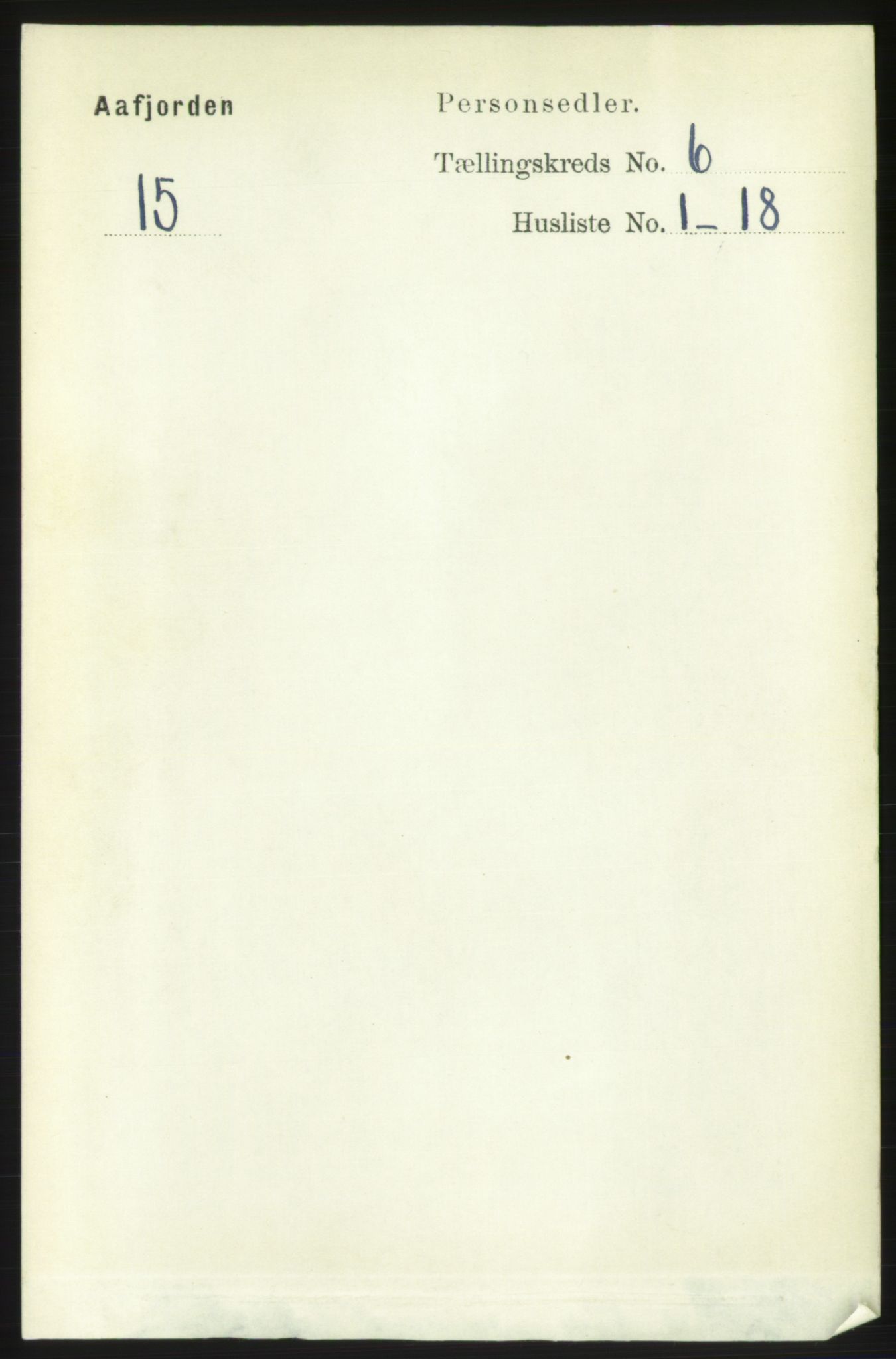 RA, Folketelling 1891 for 1630 Åfjord herred, 1891, s. 1473