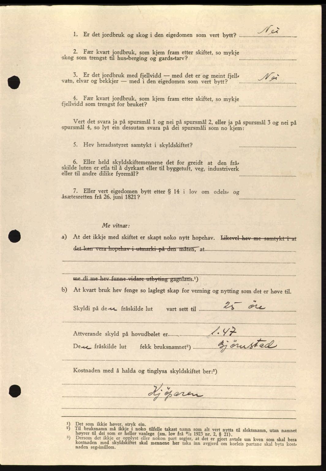 Romsdal sorenskriveri, AV/SAT-A-4149/1/2/2C: Pantebok nr. A12, 1942-1942, Dagboknr: 1025/1942