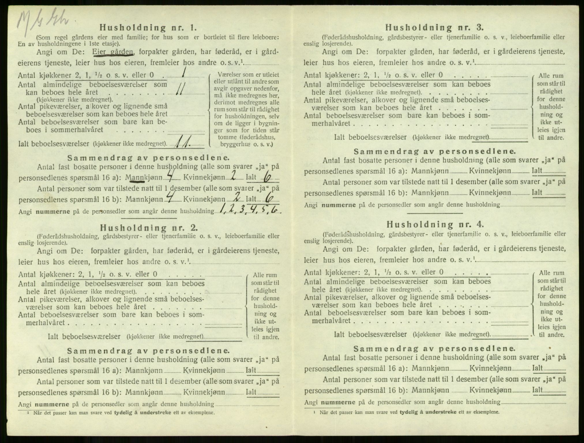 SAKO, Folketelling 1920 for 0720 Stokke herred, 1920, s. 1833
