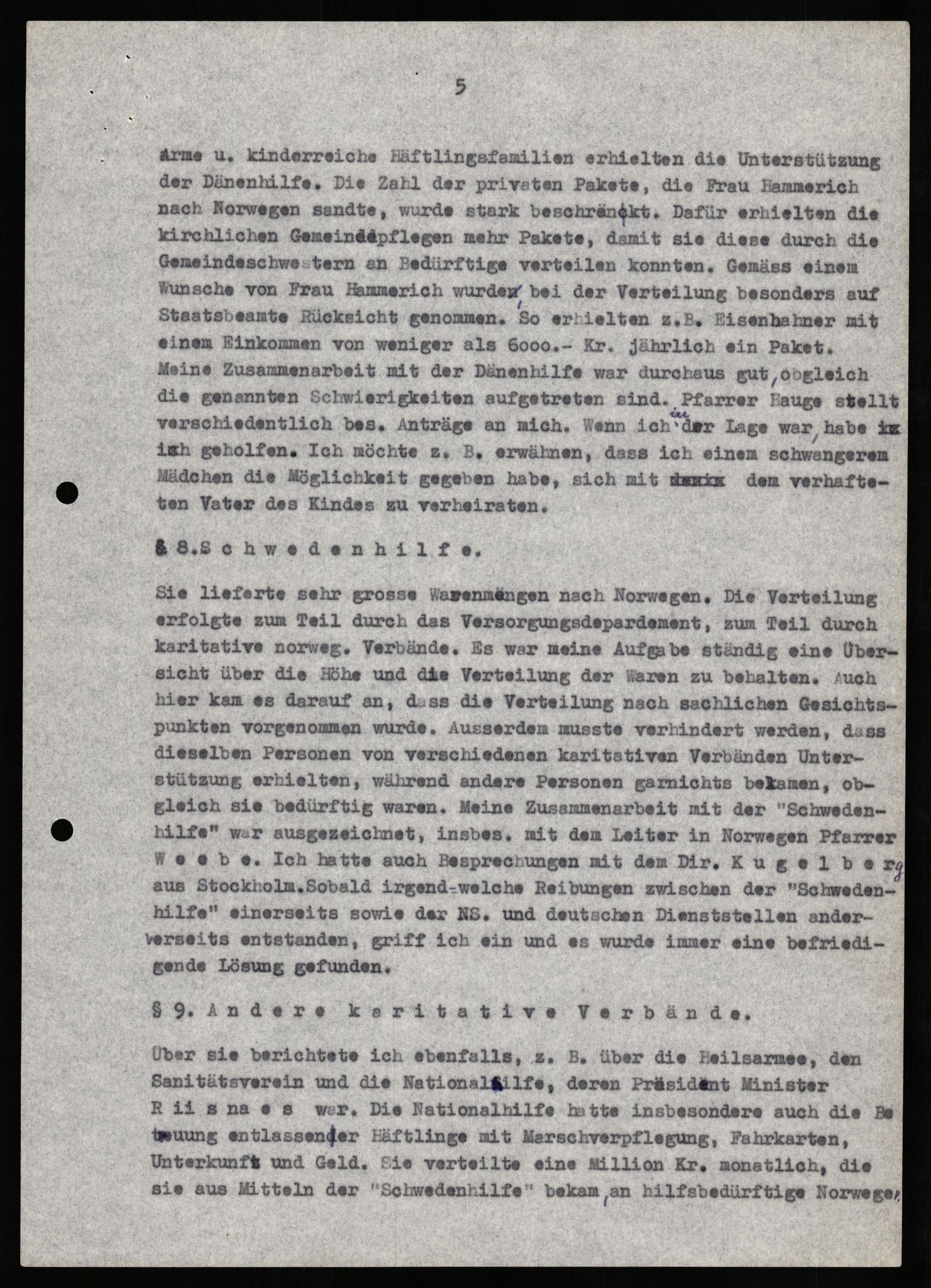 Forsvaret, Forsvarets overkommando II, AV/RA-RAFA-3915/D/Db/L0024: CI Questionaires. Tyske okkupasjonsstyrker i Norge. Tyskere., 1945-1946, s. 485