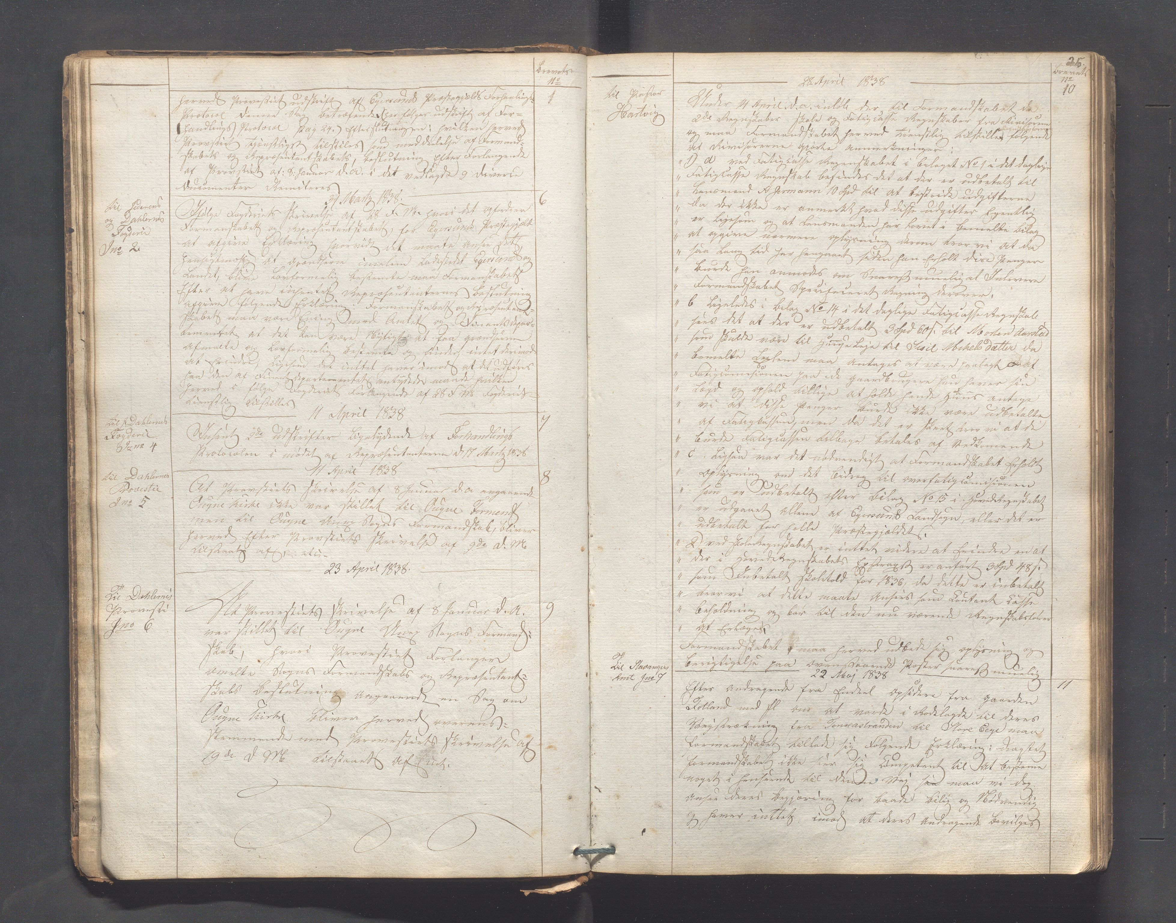 Eigersund kommune (Herredet) - Formannskapet, IKAR/K-100447/B/L0001: Kopibok, 1837-1904, s. 25