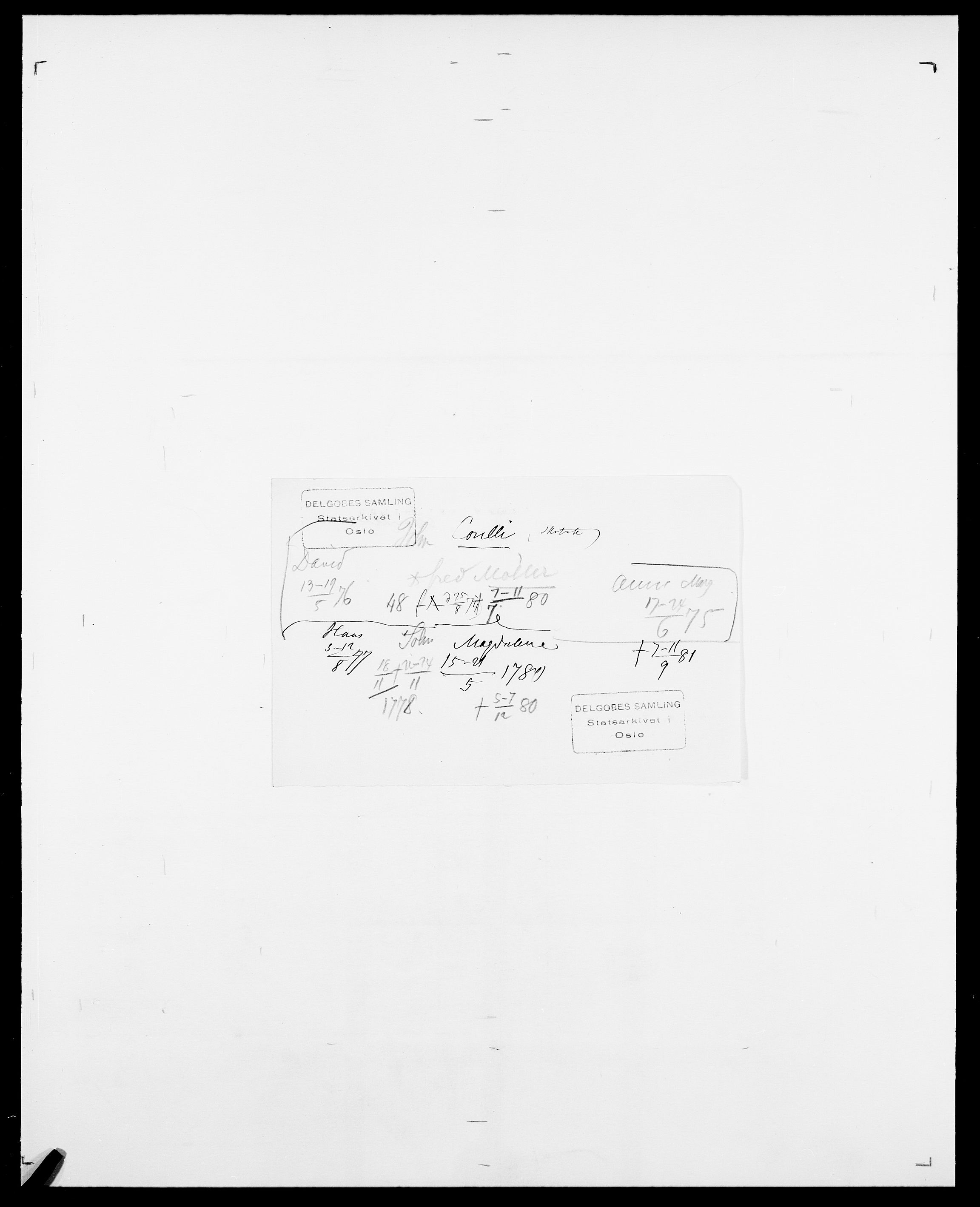 Delgobe, Charles Antoine - samling, SAO/PAO-0038/D/Da/L0008: Capjon - Dagenbolt, s. 532