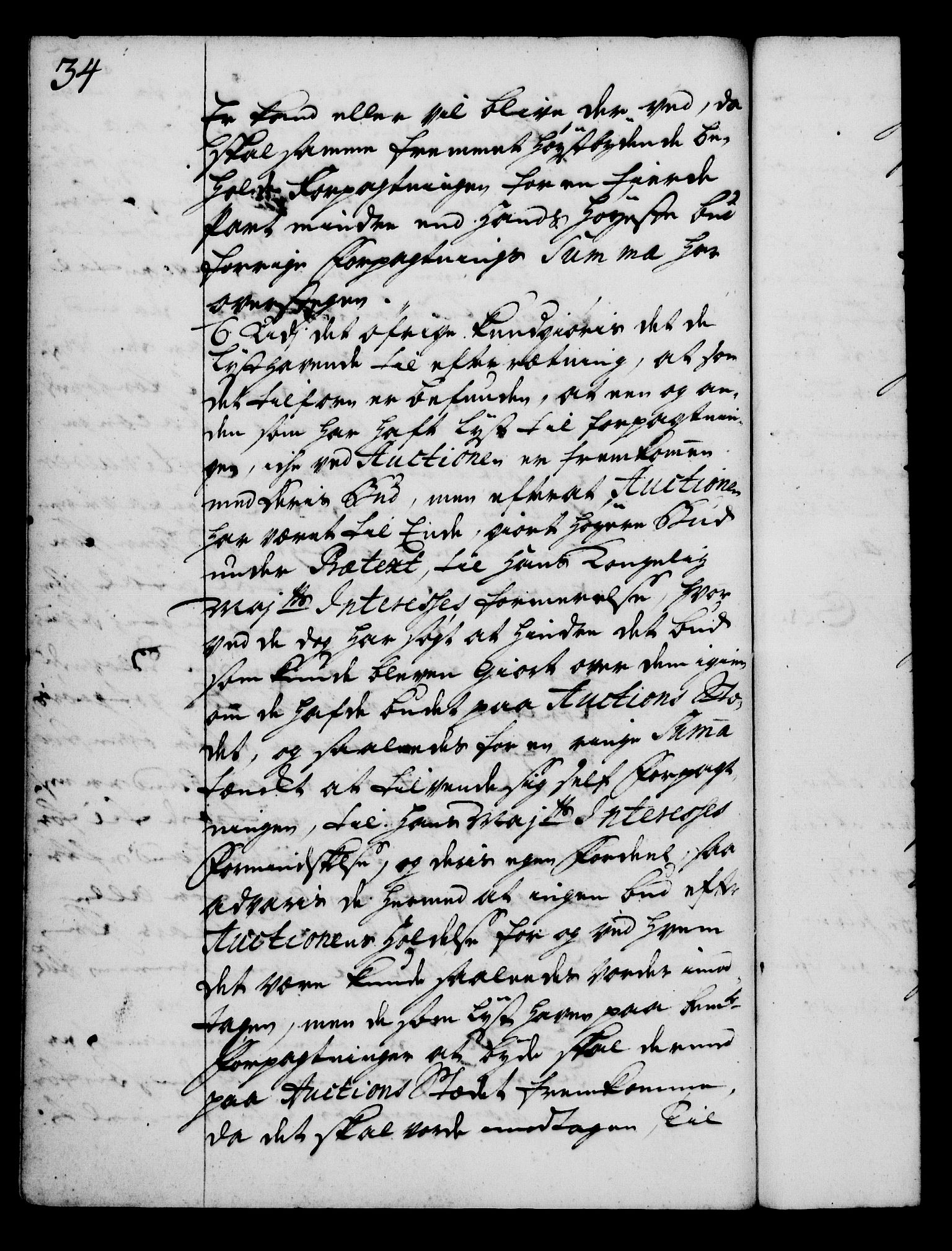 Rentekammeret, Kammerkanselliet, RA/EA-3111/G/Gg/Gga/L0003: Norsk ekspedisjonsprotokoll med register (merket RK 53.3), 1727-1734, s. 34