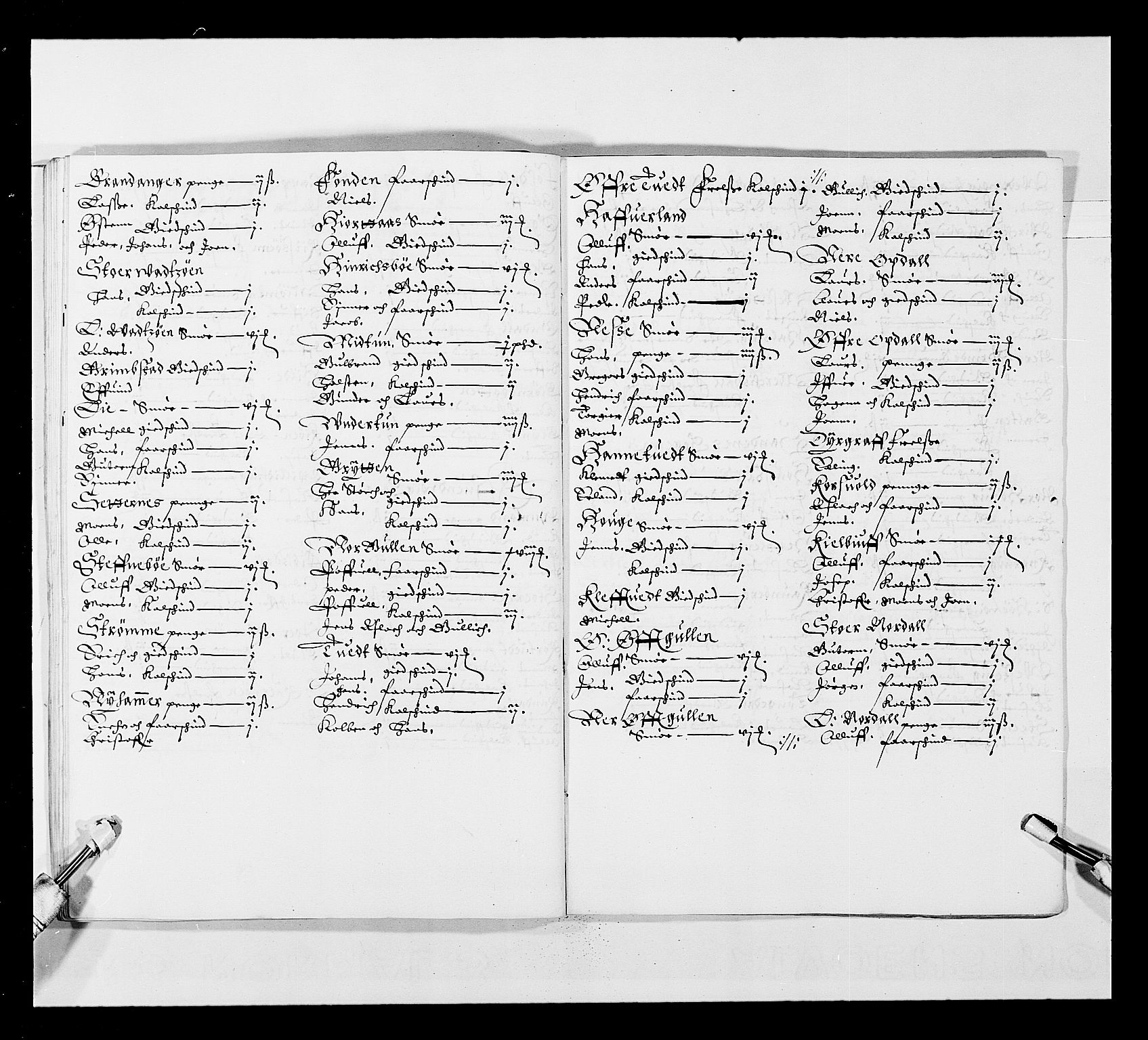 Stattholderembetet 1572-1771, RA/EA-2870/Ek/L0024/0002: Jordebøker 1633-1658: / Jordebøker for Bergenhus len, 1644-1645, s. 24