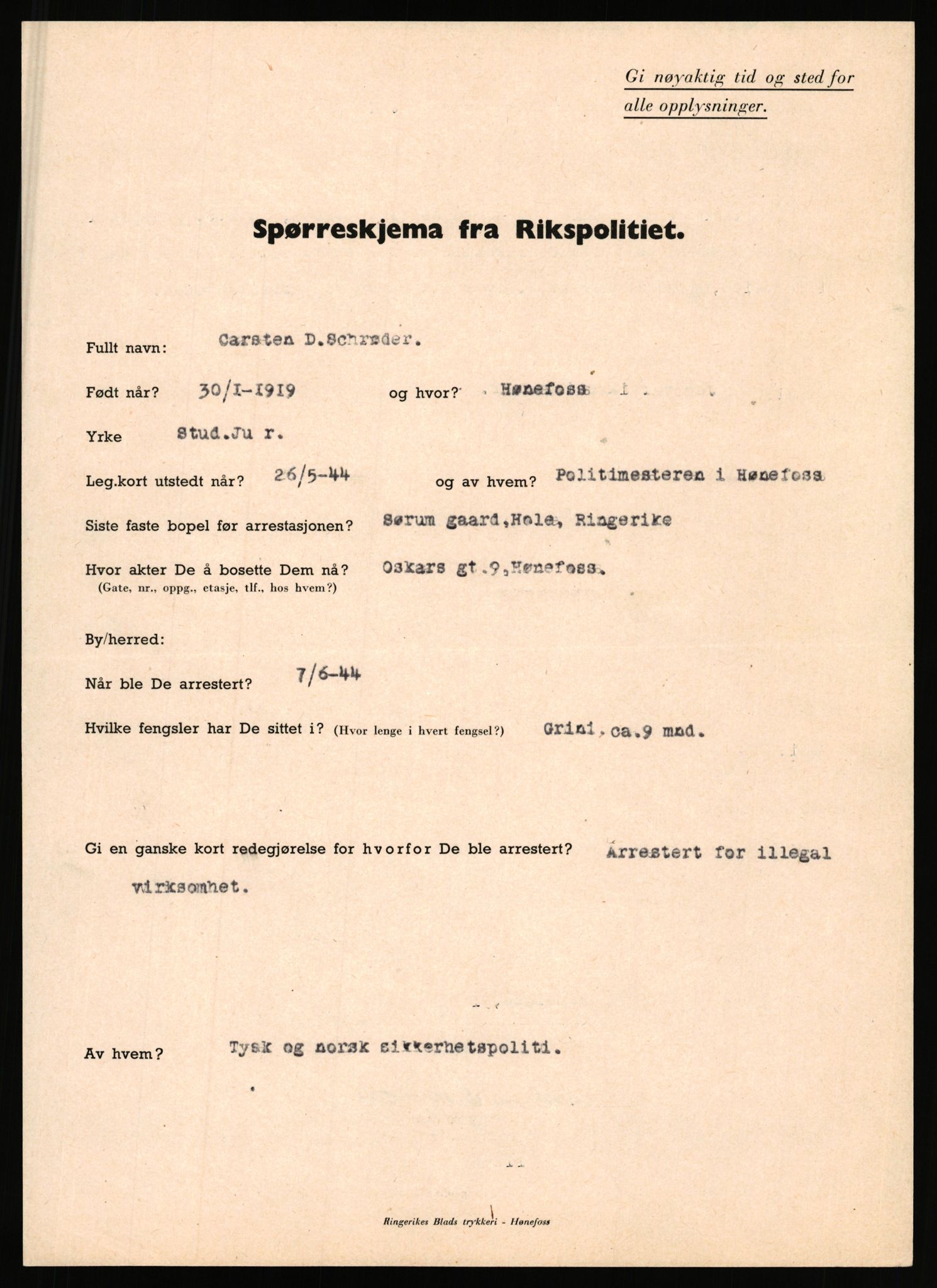 Rikspolitisjefen, AV/RA-S-1560/L/L0015: Scharff, Carlo Max - Stephensen, Gudrun, 1940-1945, s. 570