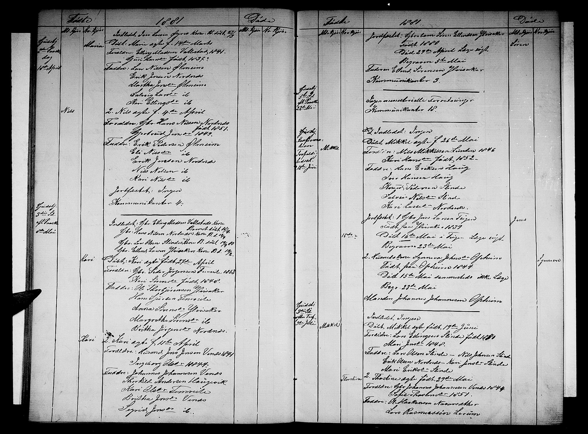 Sogndal sokneprestembete, AV/SAB-A-81301/H/Hab/Habc/L0001: Klokkerbok nr. C 1, 1868-1883, s. 69